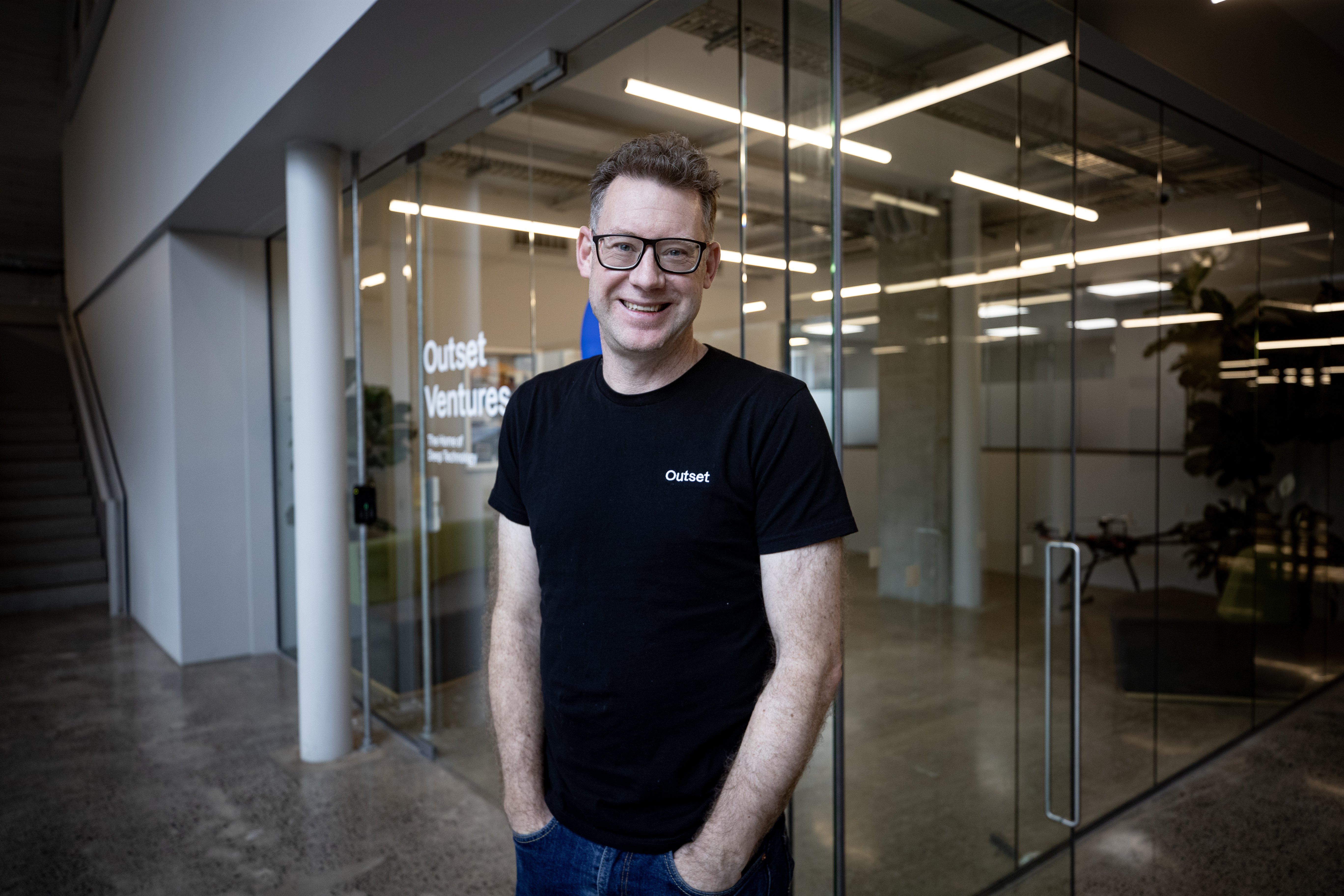Mat Rowe of Outset Ventures, which is based at Future House in Parnell, is a hub for deep-tech, engineering, bio-med, AI, science, entrepreneurs and inventors in modern R&D laboratories owned by Terry Gould of Phillimore Properties. Photo / Dean Purcell