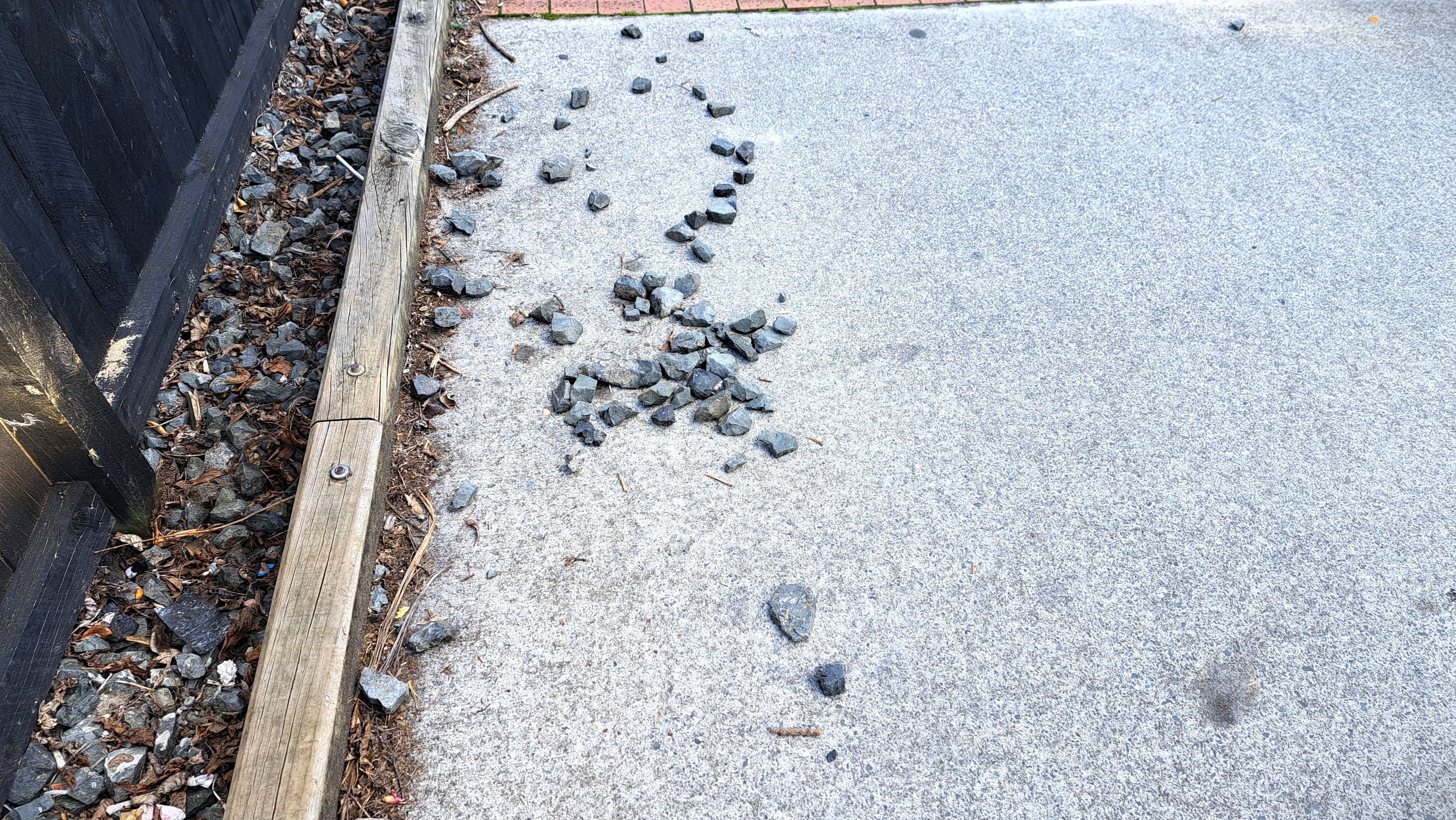 John Jonker says rubbish and stones thrown by kids on the pathway were a real disturbance and hazard for push bikers. Photo / Avneesh Vincent