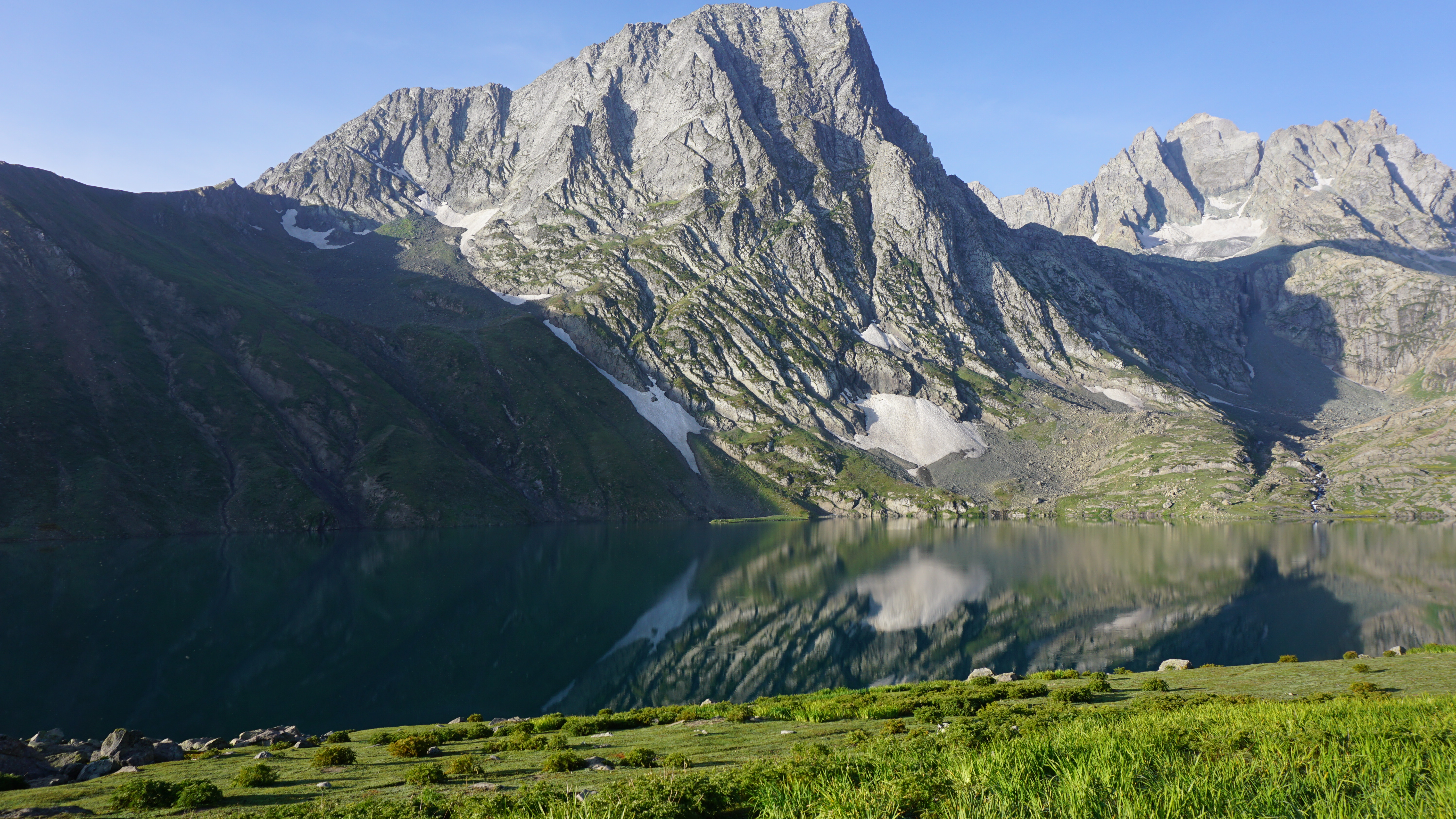 The terrain is comparable to New Zealand's Southern Alps but with higher and more distinctly defined mountains. Photo / Saroj Sirkeck