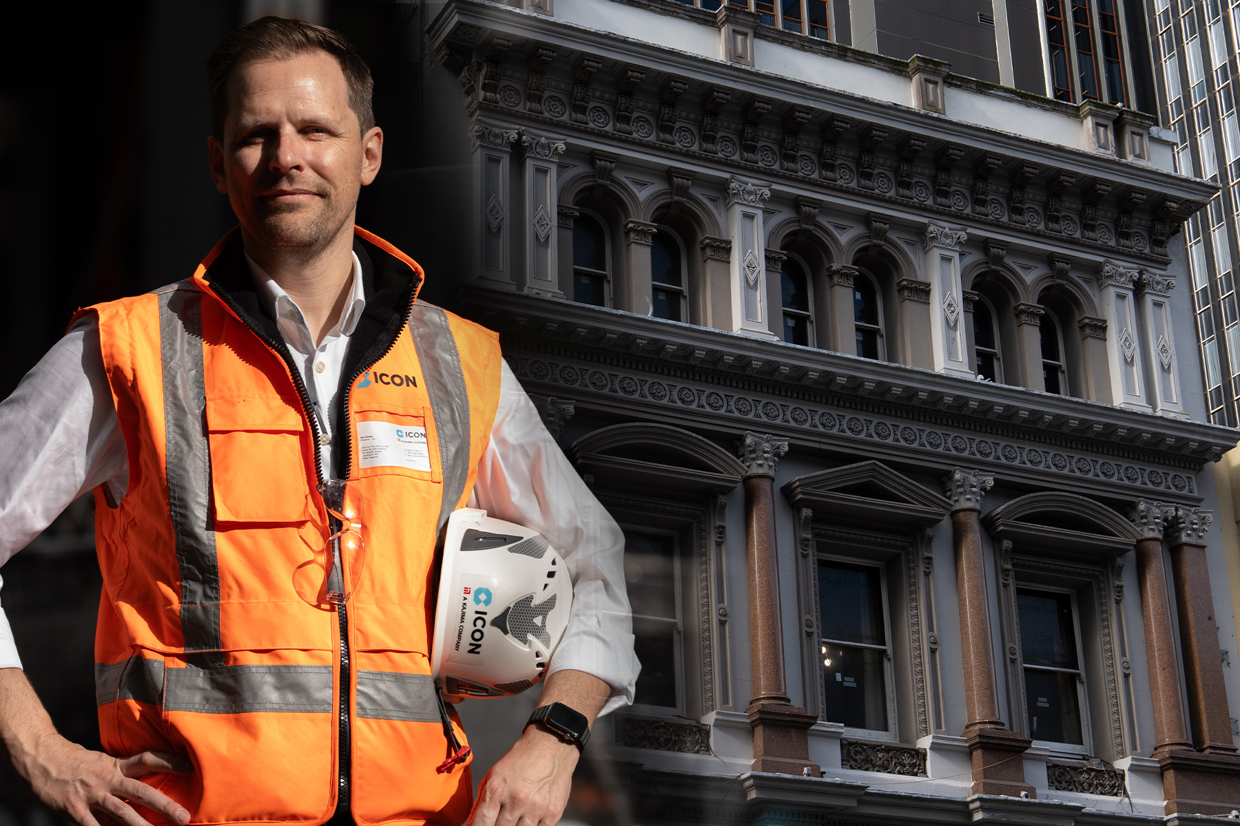 Icon's Dan Bosher at the Queen St site. Photo / Annaleise Shortland