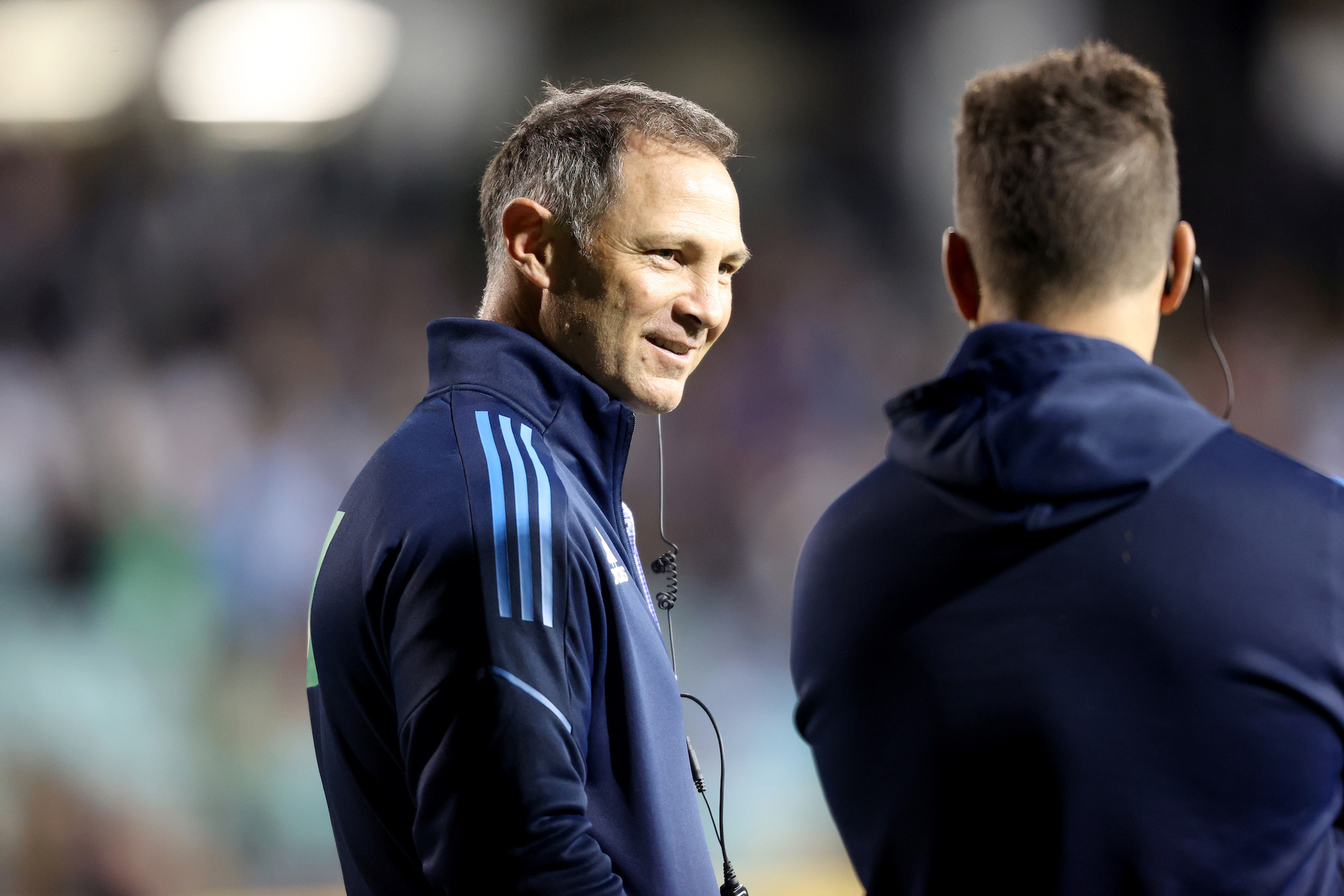 Blues coach Leon MacDonald. Photosport