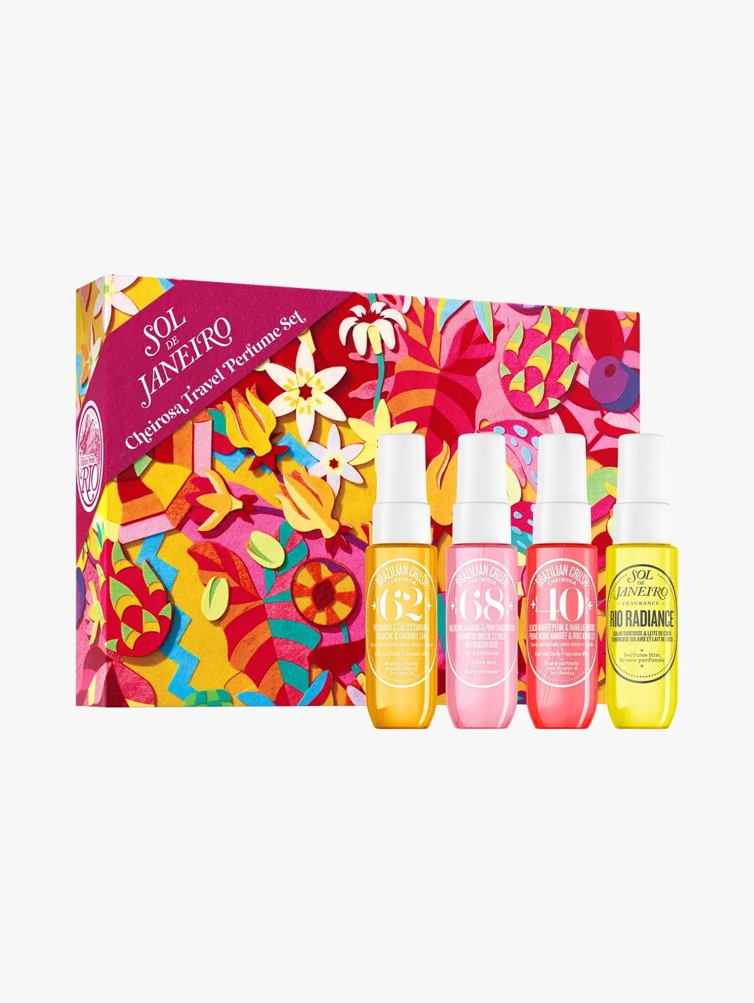 Sol de Janeiro Cheirosa travel perfume set.