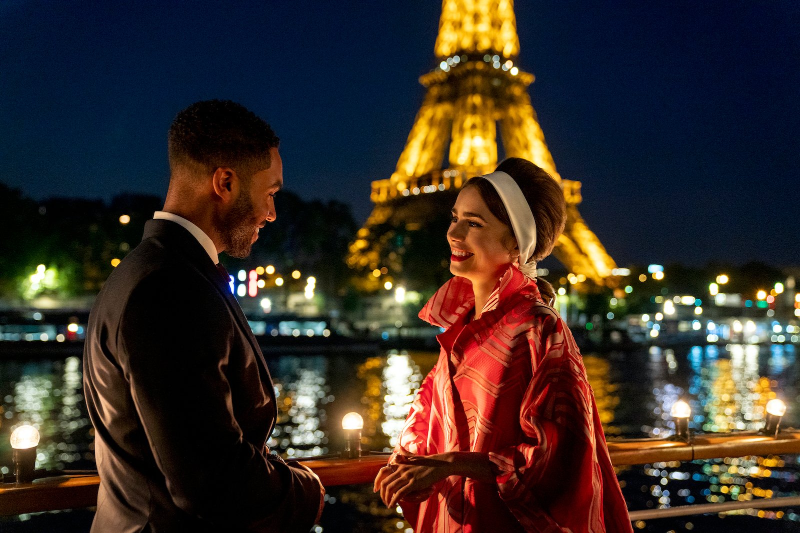 British man Alfie falls in love with Emily, of course. Photo / Netflix