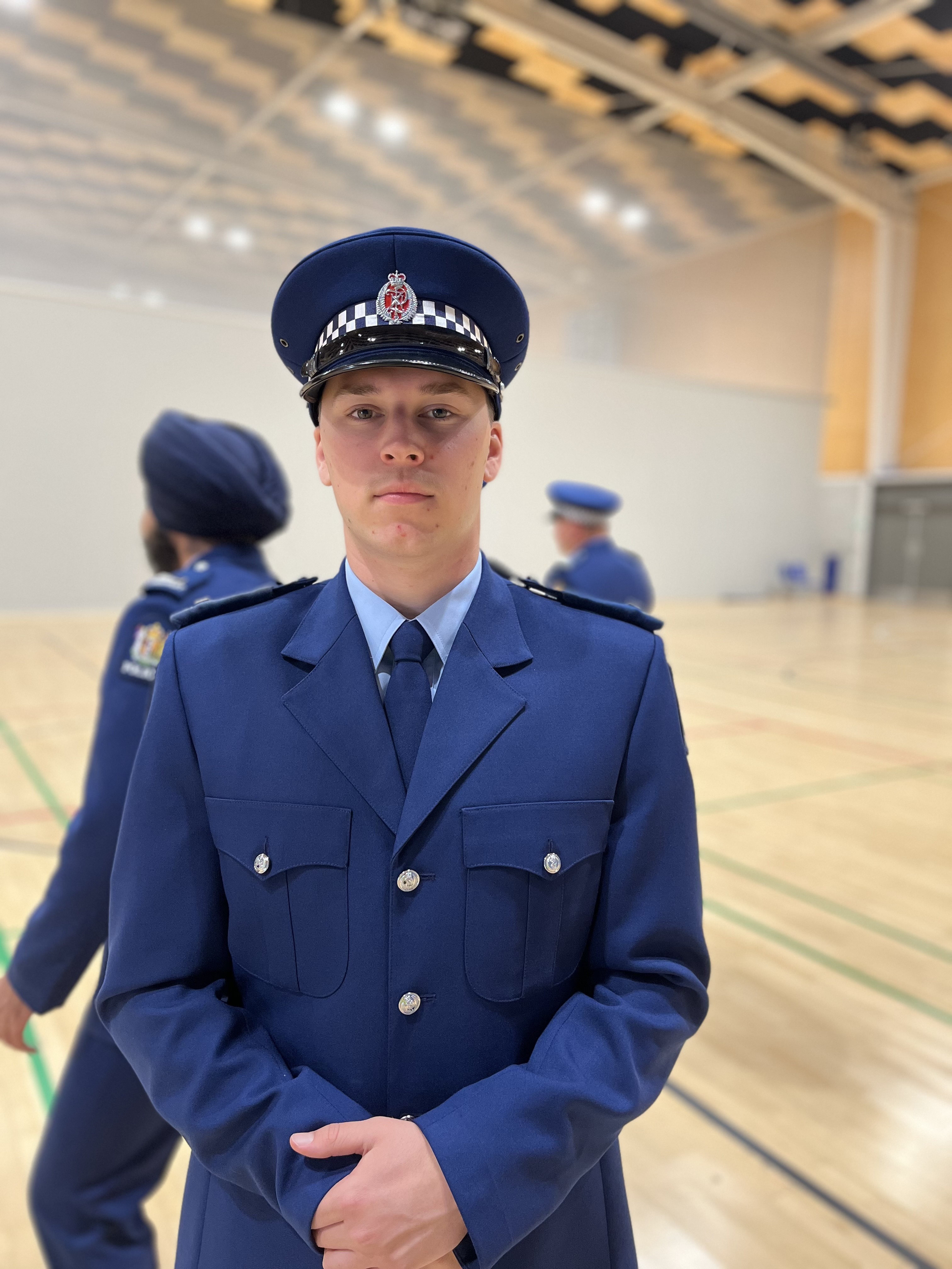 New police recruit Maximilian Stovell will be based in Kaikohe from April 28.