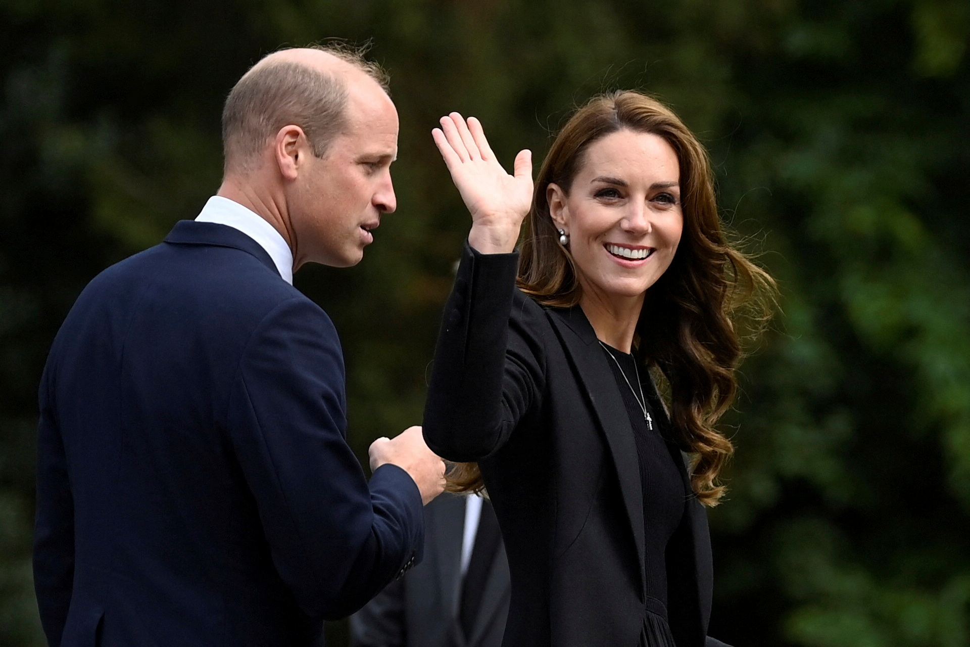 Kate, Princess of Wales alongside Prince William. Photo / AP