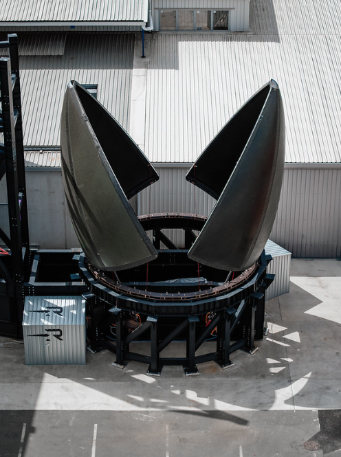 Neutron's Hungry Hippo fairing (the tip of the rocket).