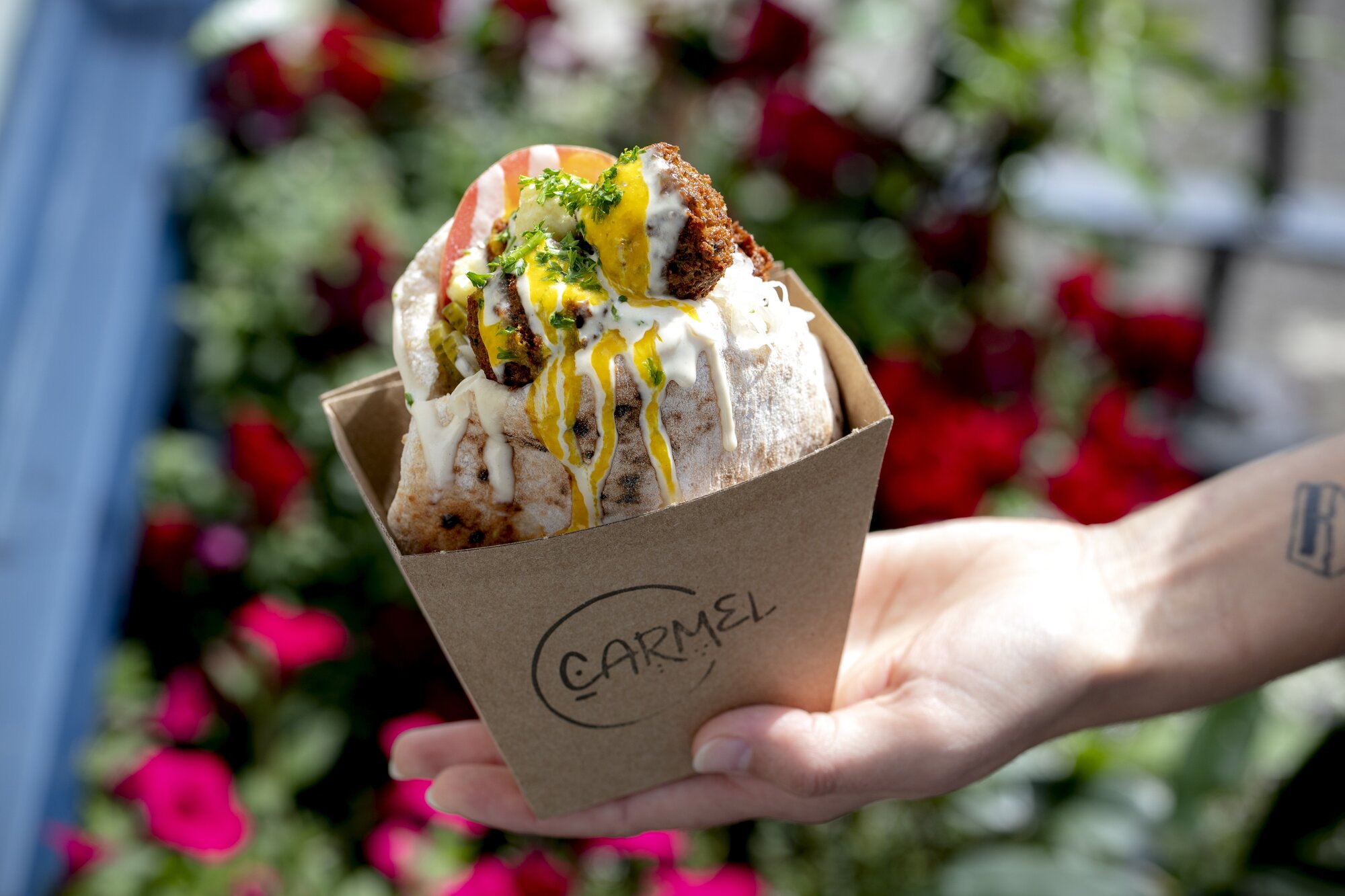 Carmel – Israeli Street Food's falafel pita continues the iconic run that began with its appearance on the 2022 Auckland Eats list. Photo / Babiche Martens