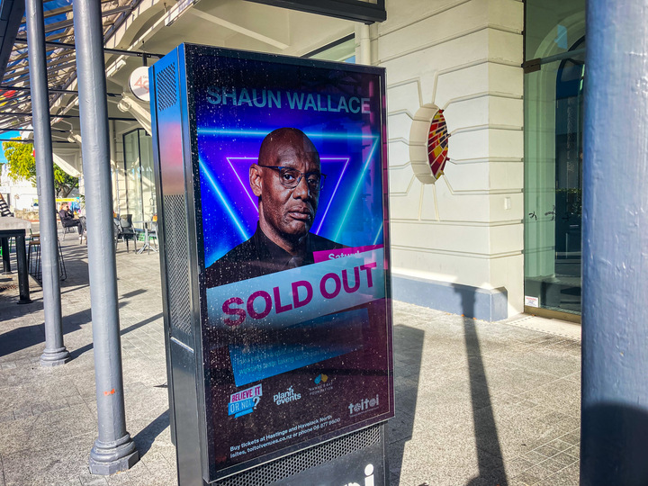 'Dark Destroyer' Shaun Wallace sold out his Hawke's Bay fundraiser event within weeks of tickets going on sale. photo / Paul Taylor