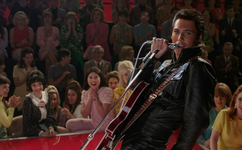 Austin Butler as Elvis in Baz Luhrmann's biopic. Photo / Warner Bros