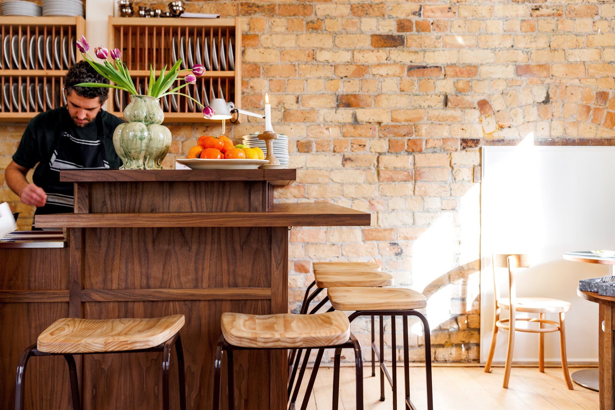The dining room at Blue in Ponsonby. Photo / Babiche Martens