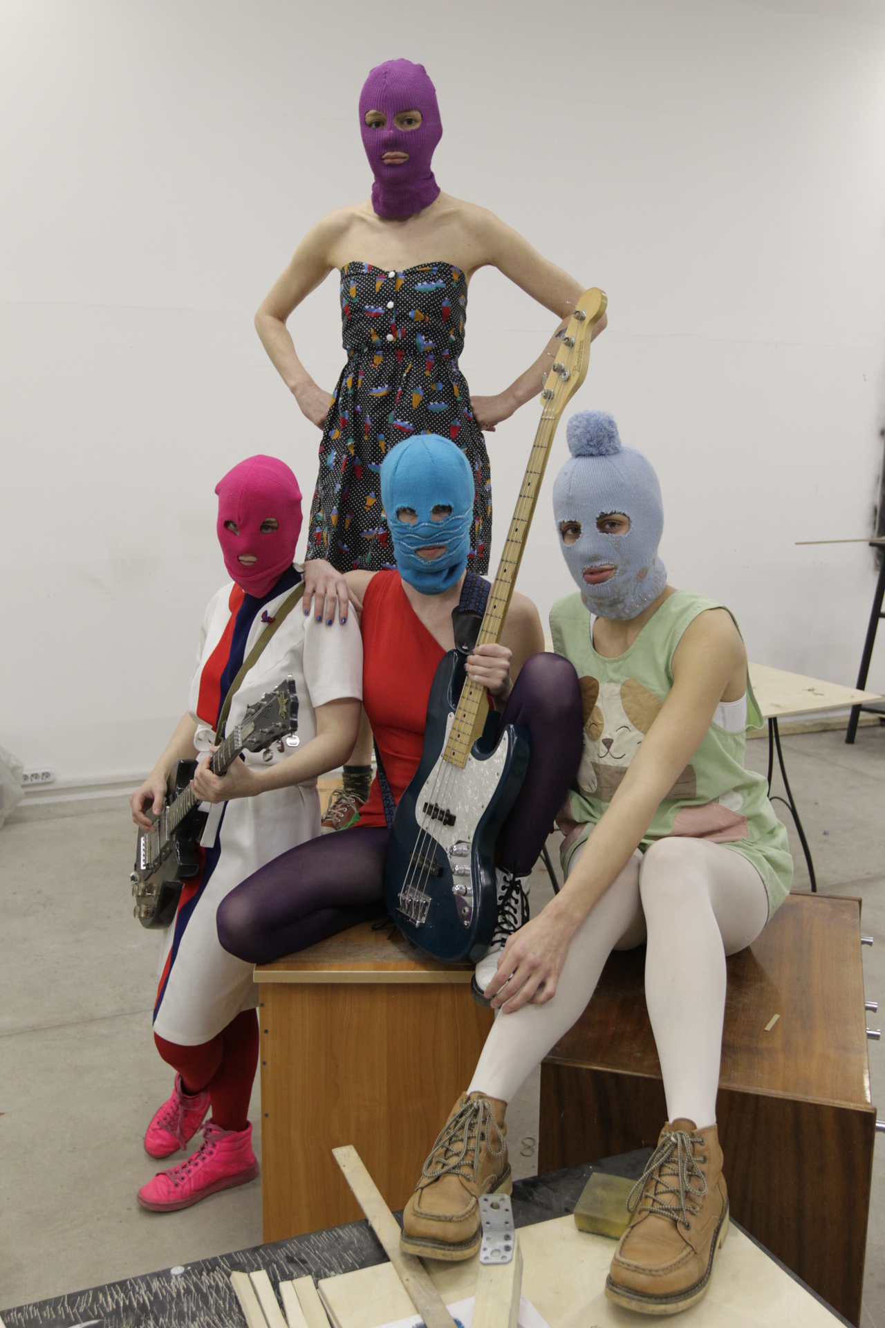 Pussy Riot in the A Punk Prayer documentary.