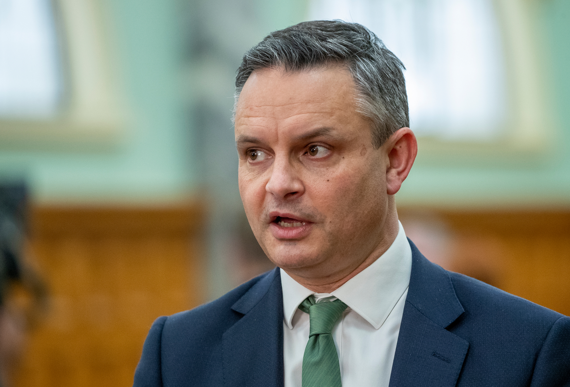 Climate Change Minister James Shaw has unveiled a new Paris commitment for New Zealand. Photo /Mark Mitchell.
