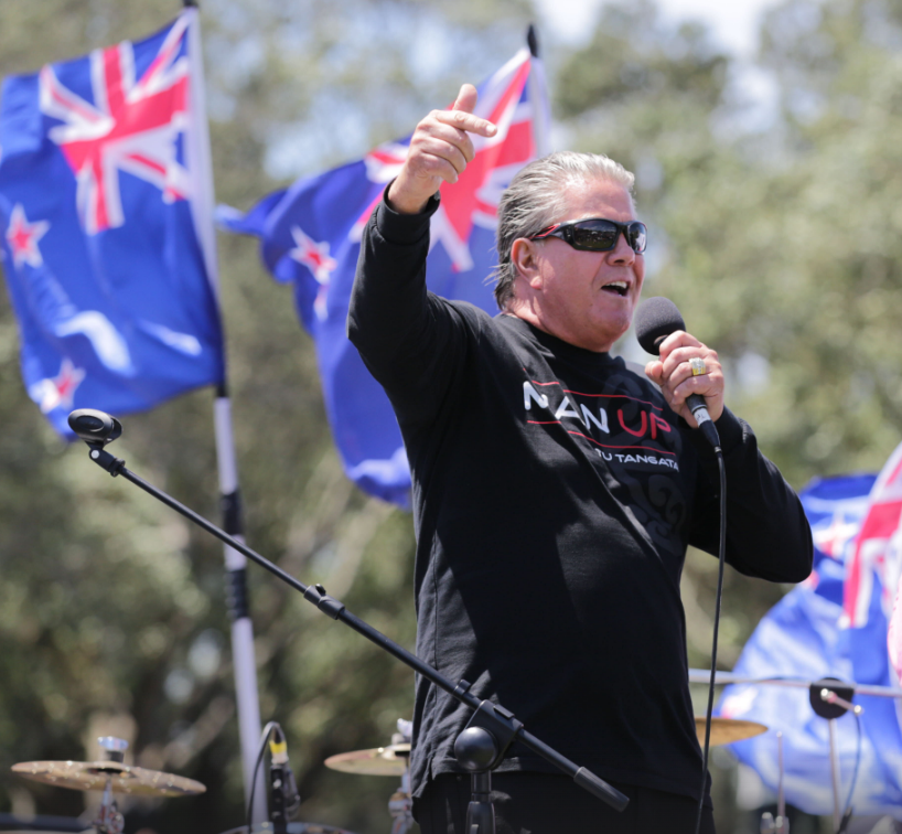 Brian Tamaki at the Auckland Domain. Photo / Sylvie Whinray