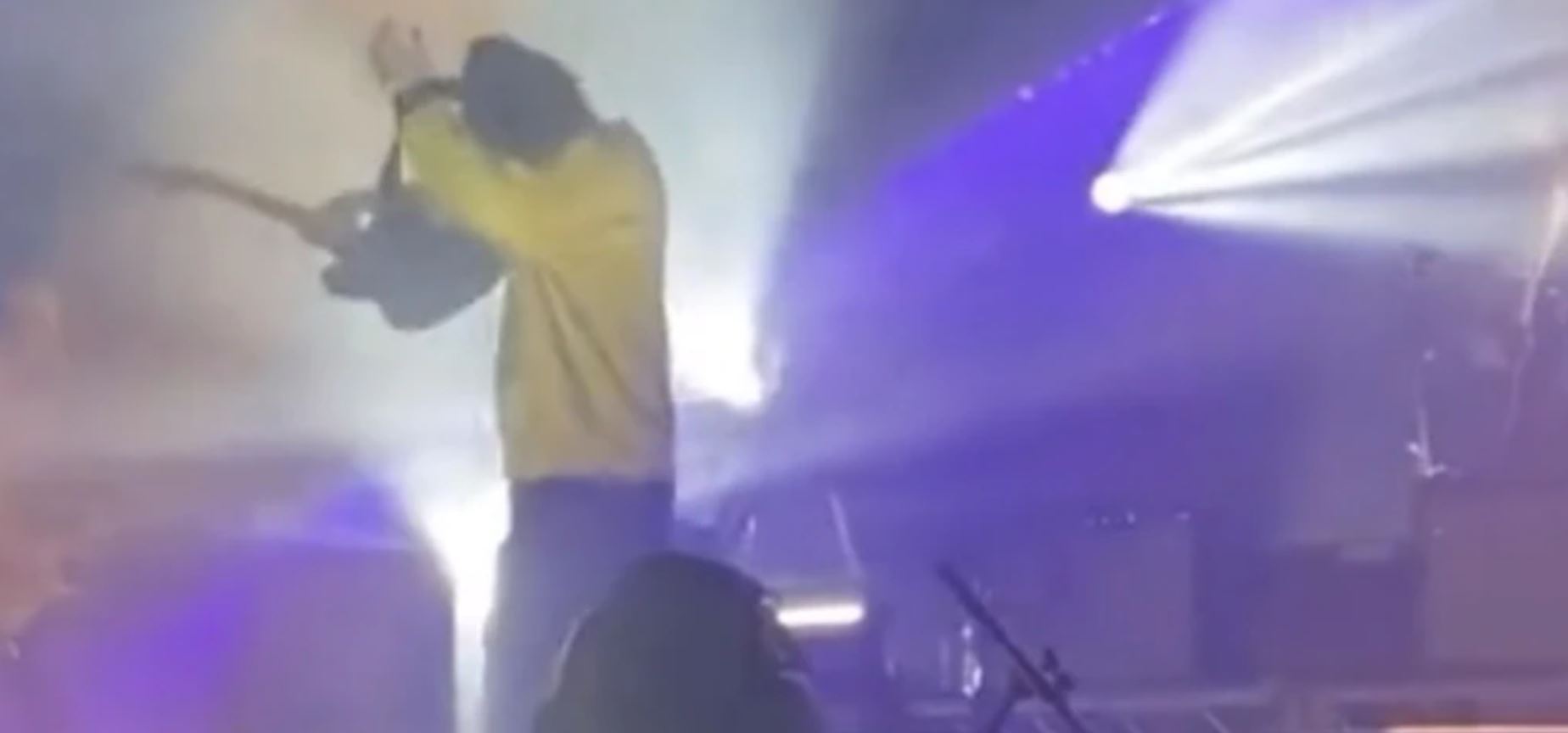 Sticky Fingers lead singer Dylan Frost rushed to hospital moments before  going on stage in Brisbane