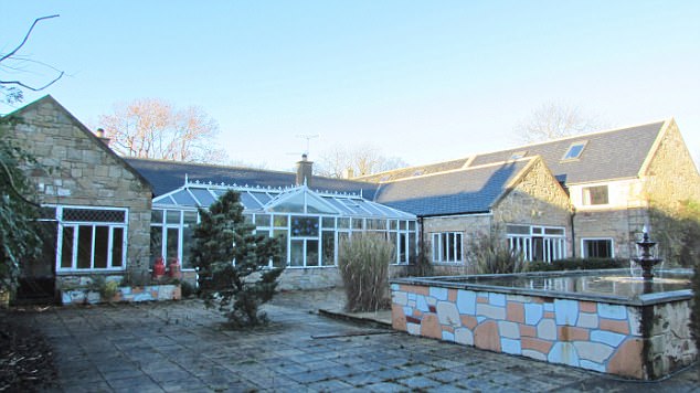 Author Anne Perry's four-bedroom property (pictured) is on the outskirts of the peaceful Easter Ross fishing village of Portmahomack.