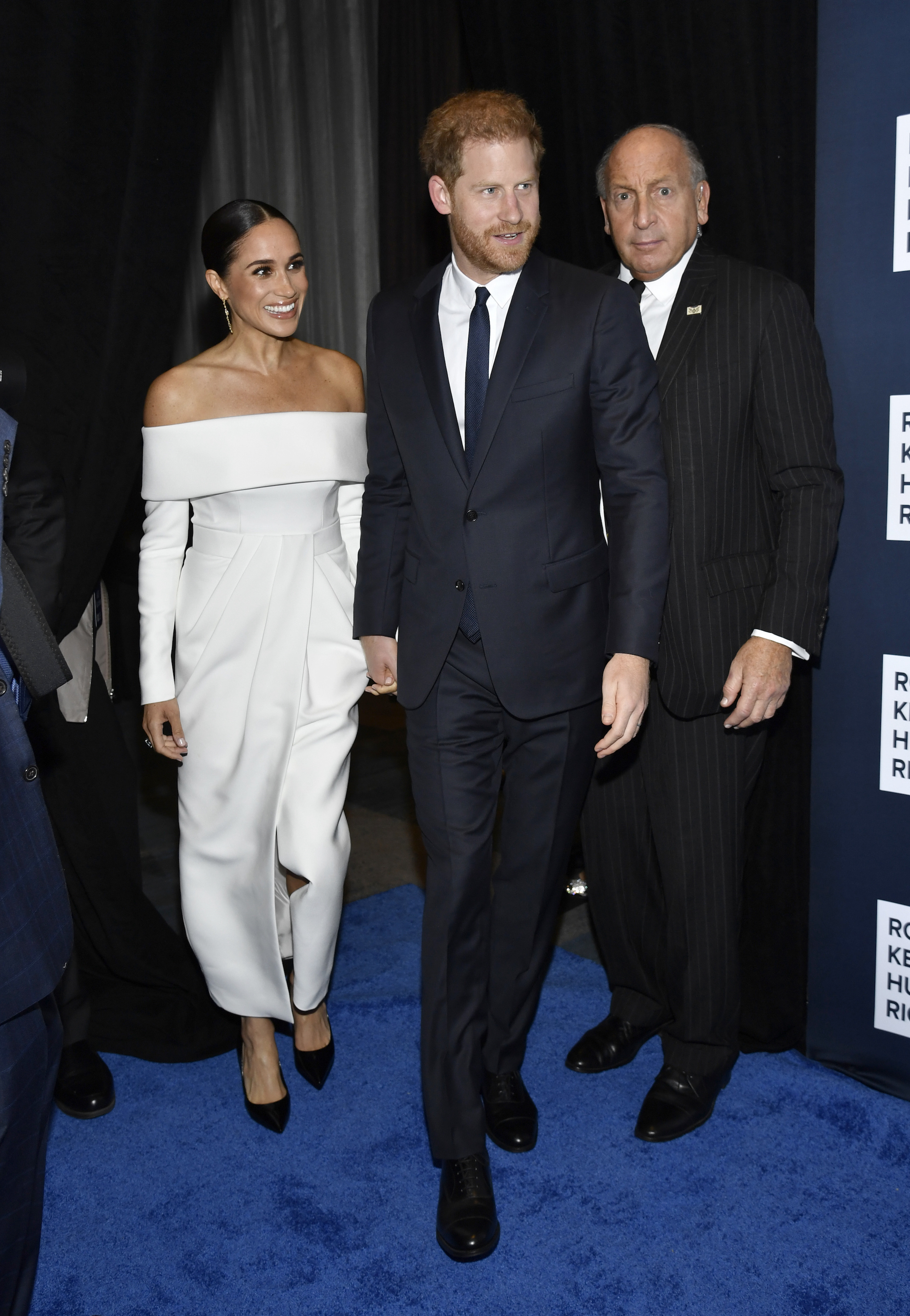 The Duke and Duchess of Sussex attend the Robert F. Kennedy Human Rights Ripple of Hope Awards Gala in New York on Tuesday. Photo / AP