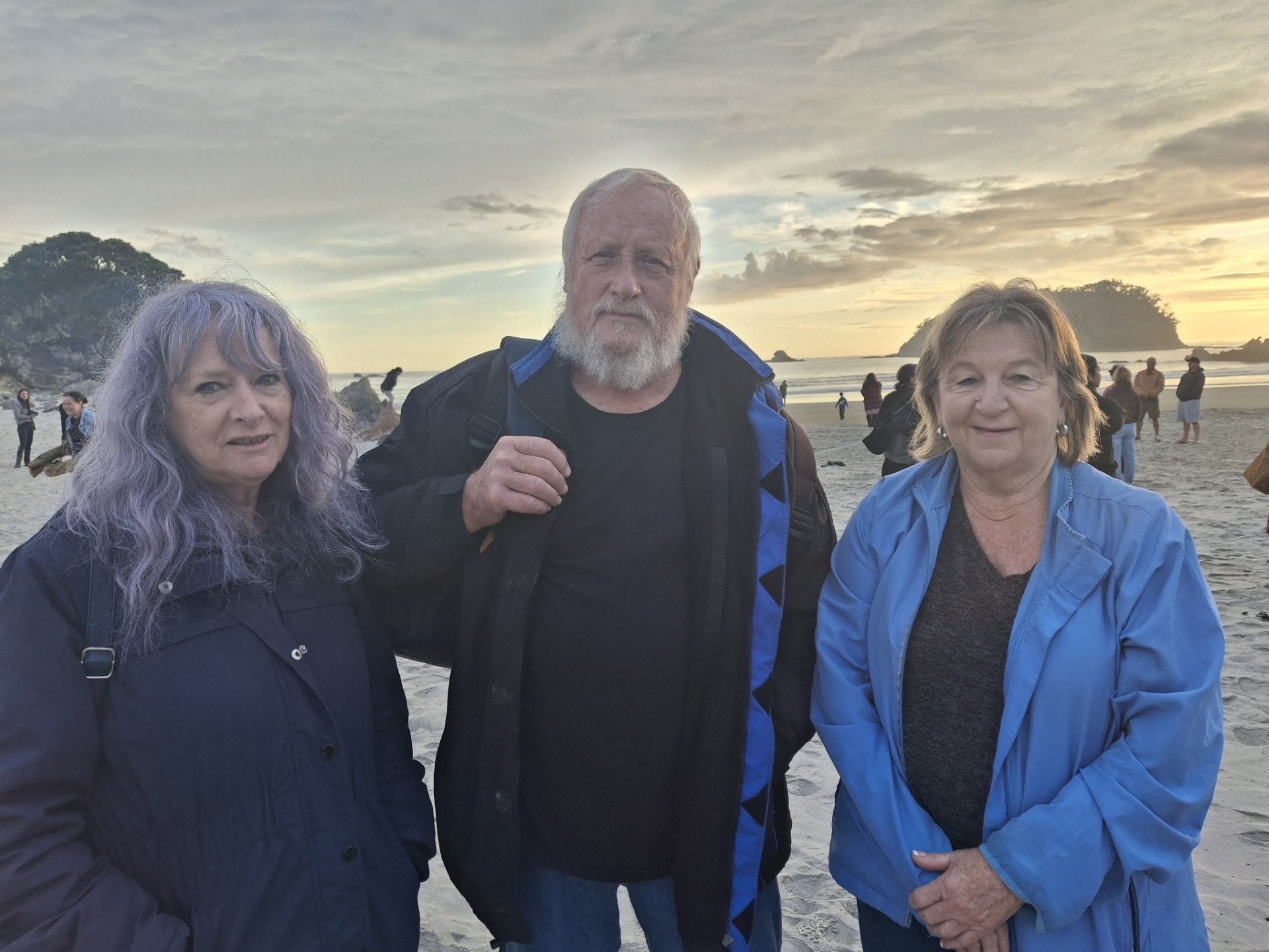 Diana Hellier, Gary Borman and Christine Allen.