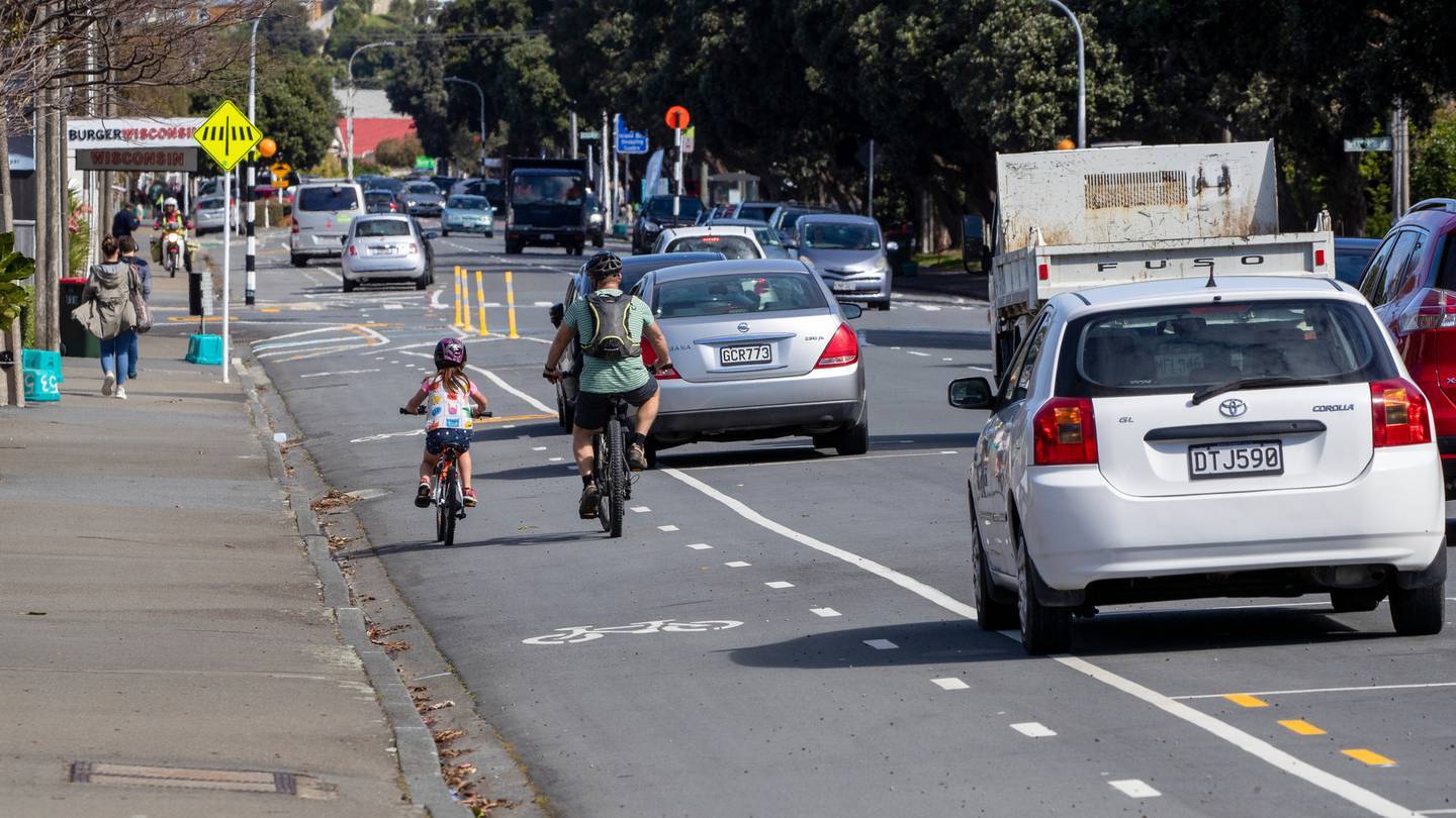 The Island Bay cycleway. Photo / Mark Mitchell 