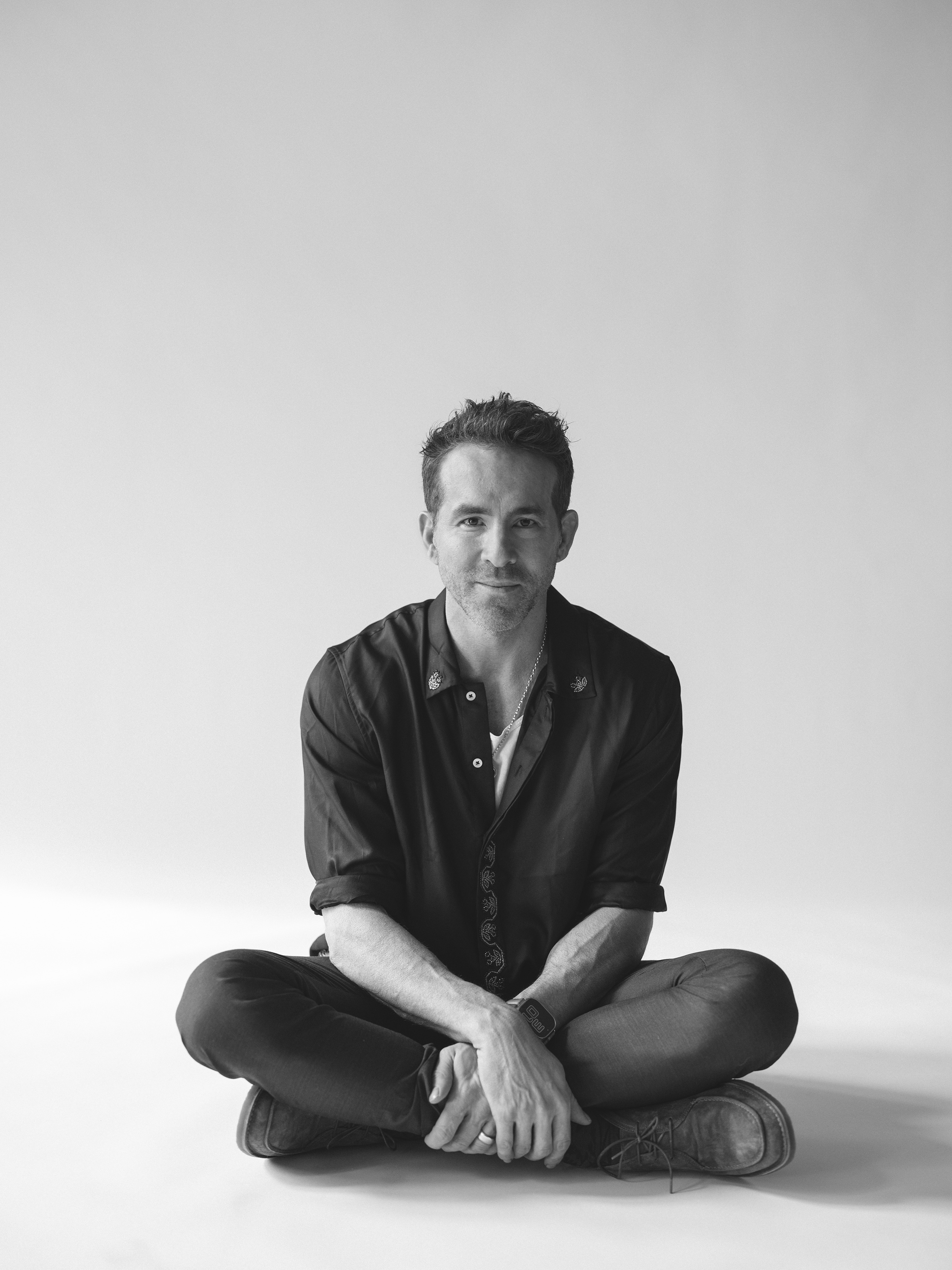 “Hugh probably had the biggest imprint on me because one of my earlier jobs was to play Deadpool in his movie, X-Men Origins: Wolverine,” Reynolds said. Photo / Mustafah Abdulaziz, The New York Times