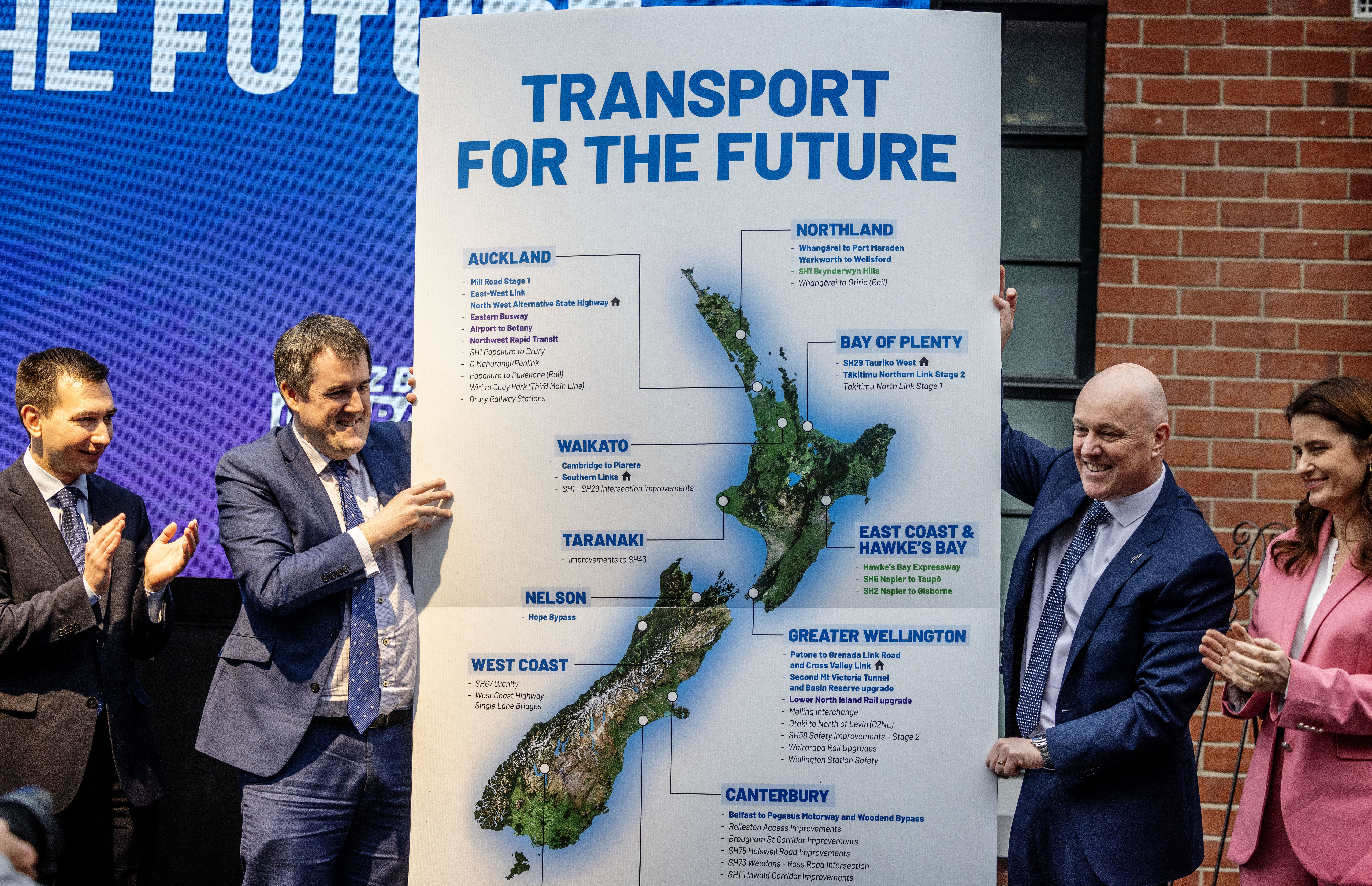 Roads of national significance were a key element of the National Party's transport policy. Photo / Mike Scott