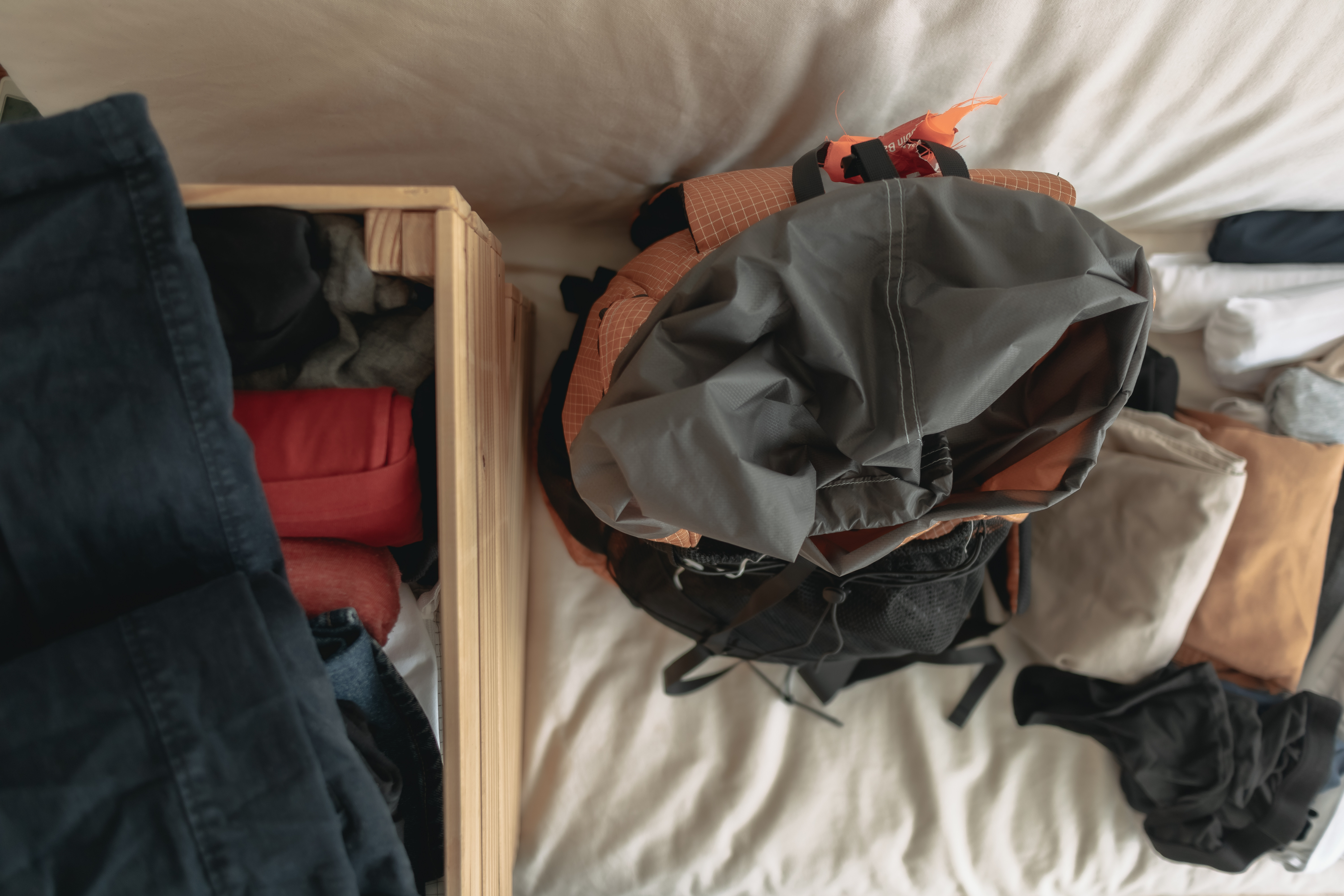 Pack light, choose clothes that take up little space. Photo / 123rf