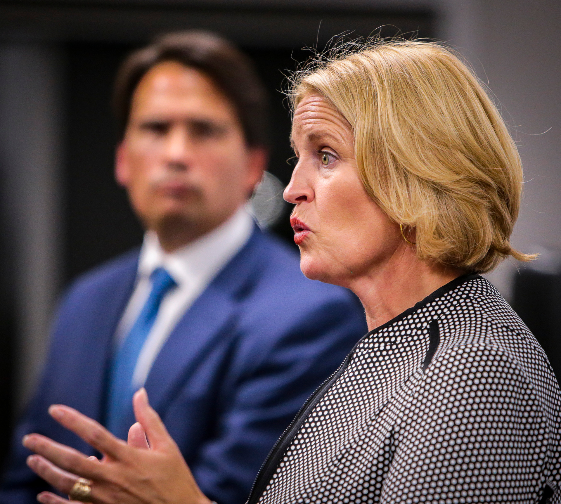National Party child poverty spokeswoman Louise Upston says the Government is failing thousands of children with its inaction on truancy. Photo / Paul Taylor 