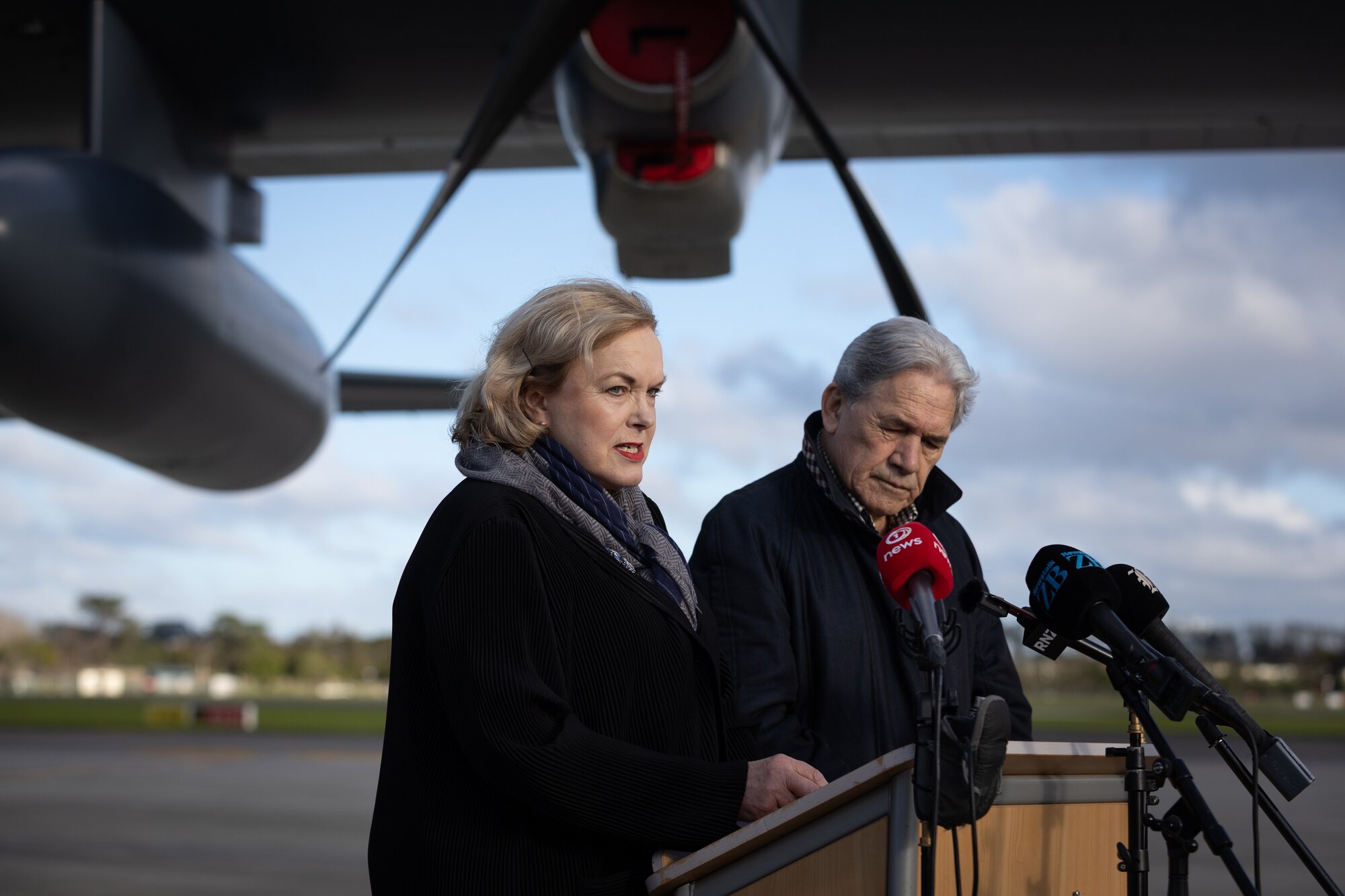 Minister of Defence Judith Collins was told about the policy by Act and Minister of Foreign Affairs Winston Peters. Photo / Sylvie Whinray 