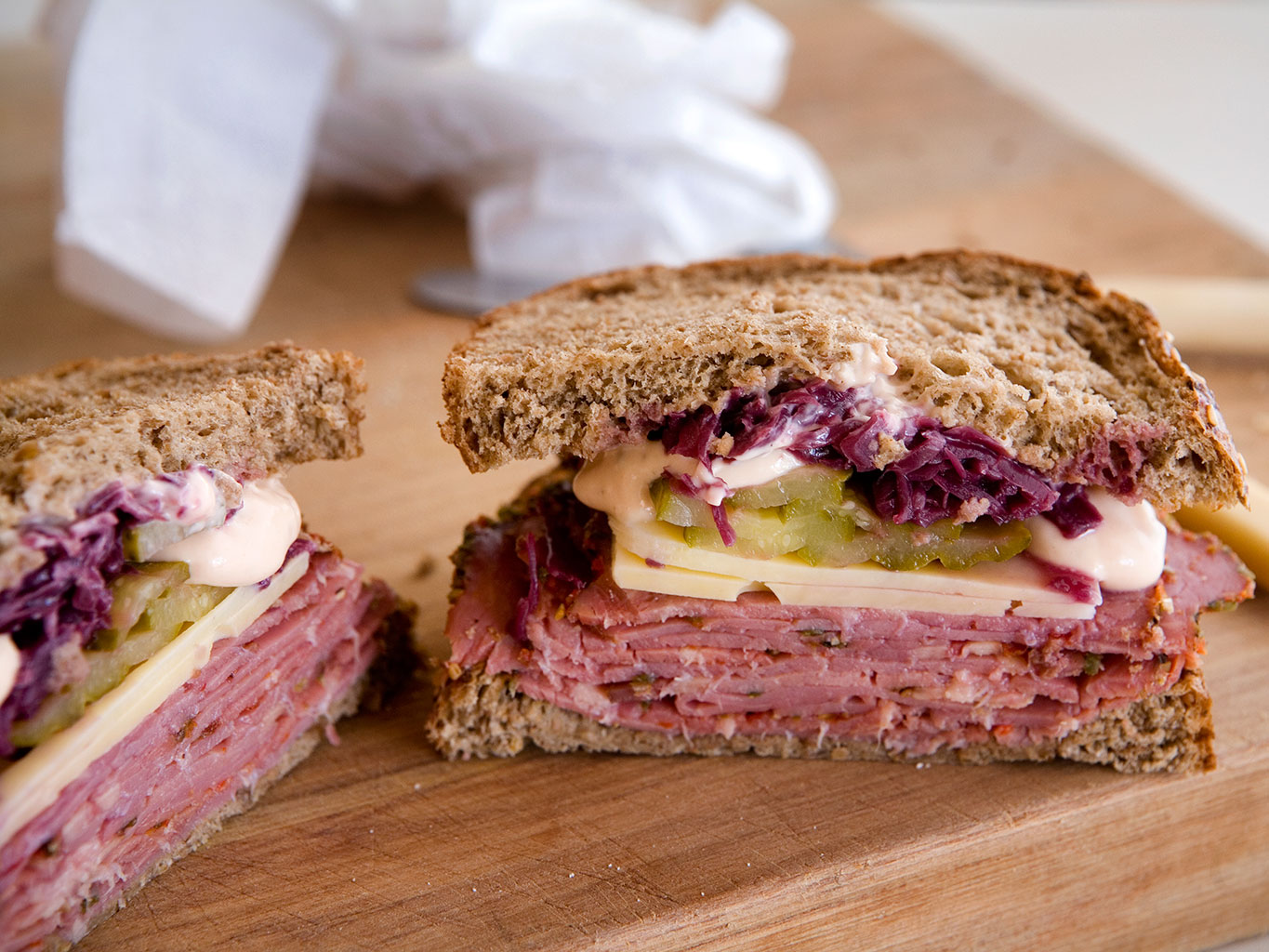 Reuben sandwich. Picture / Babiche Martens.
