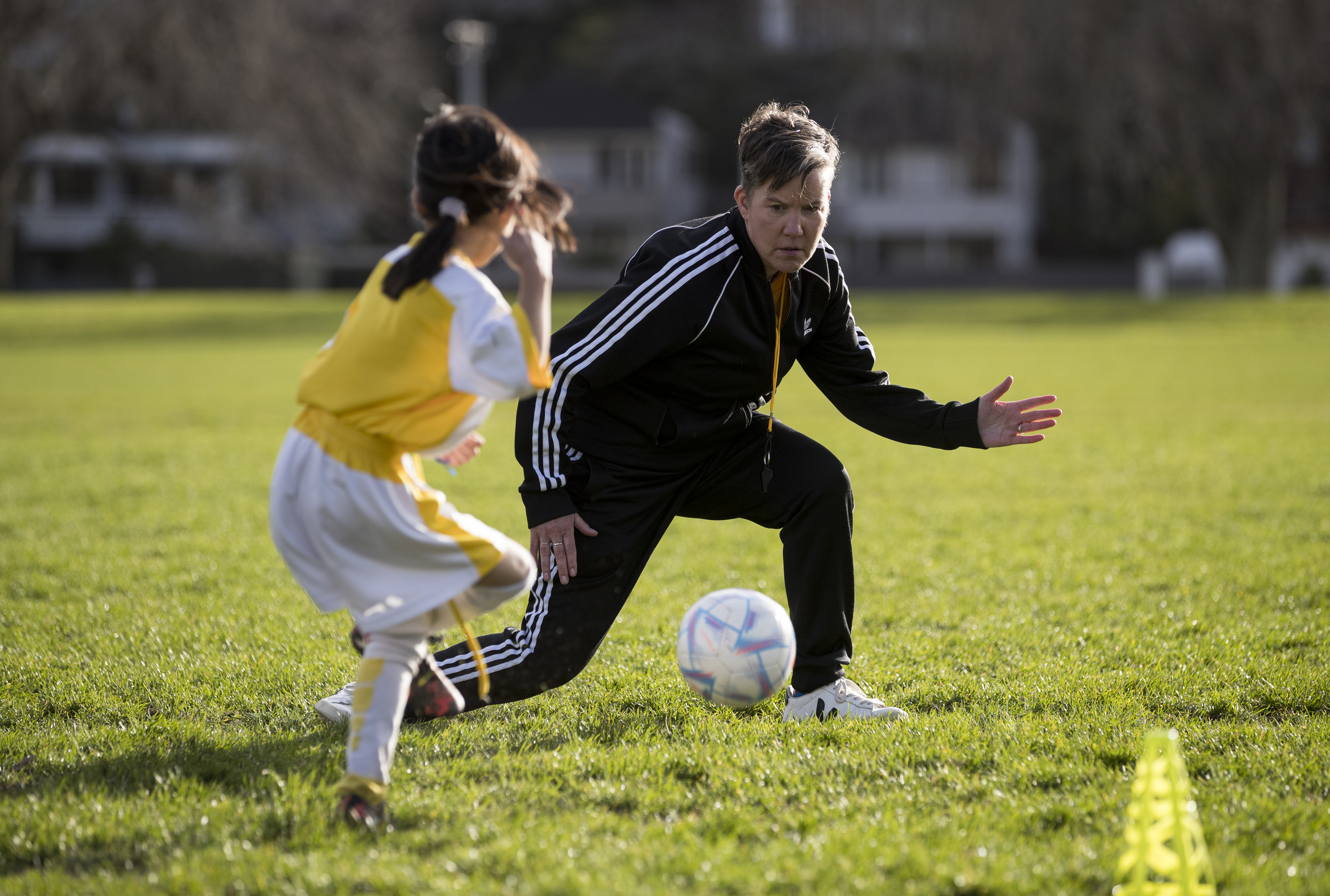 Karen O'Leary, coach. Photo / Dean Purcell.