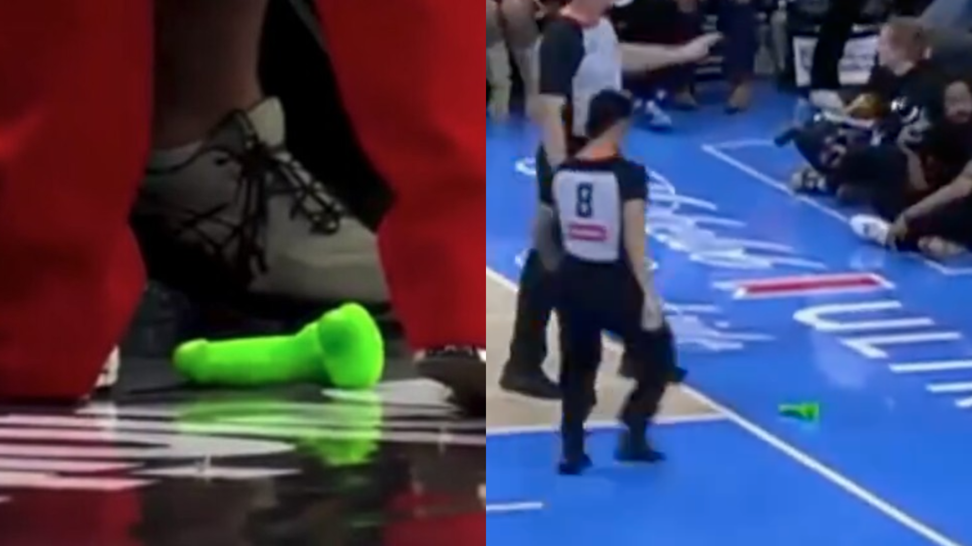 Basketball players call for improved security after sex toys thrown on to  court - NZ Herald