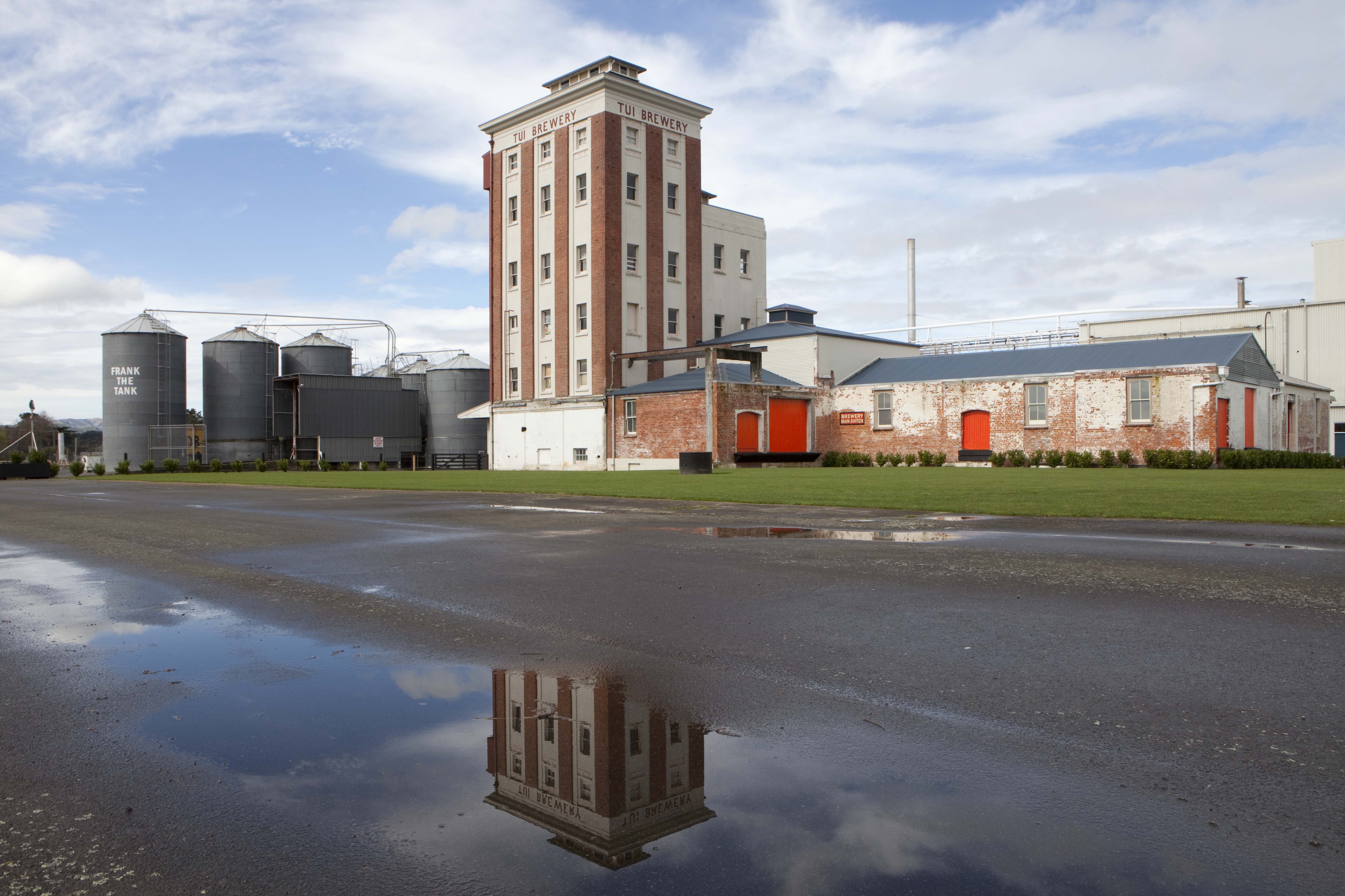 The landmark Mangatainoka Tui Brewery site. Photo / Supplied