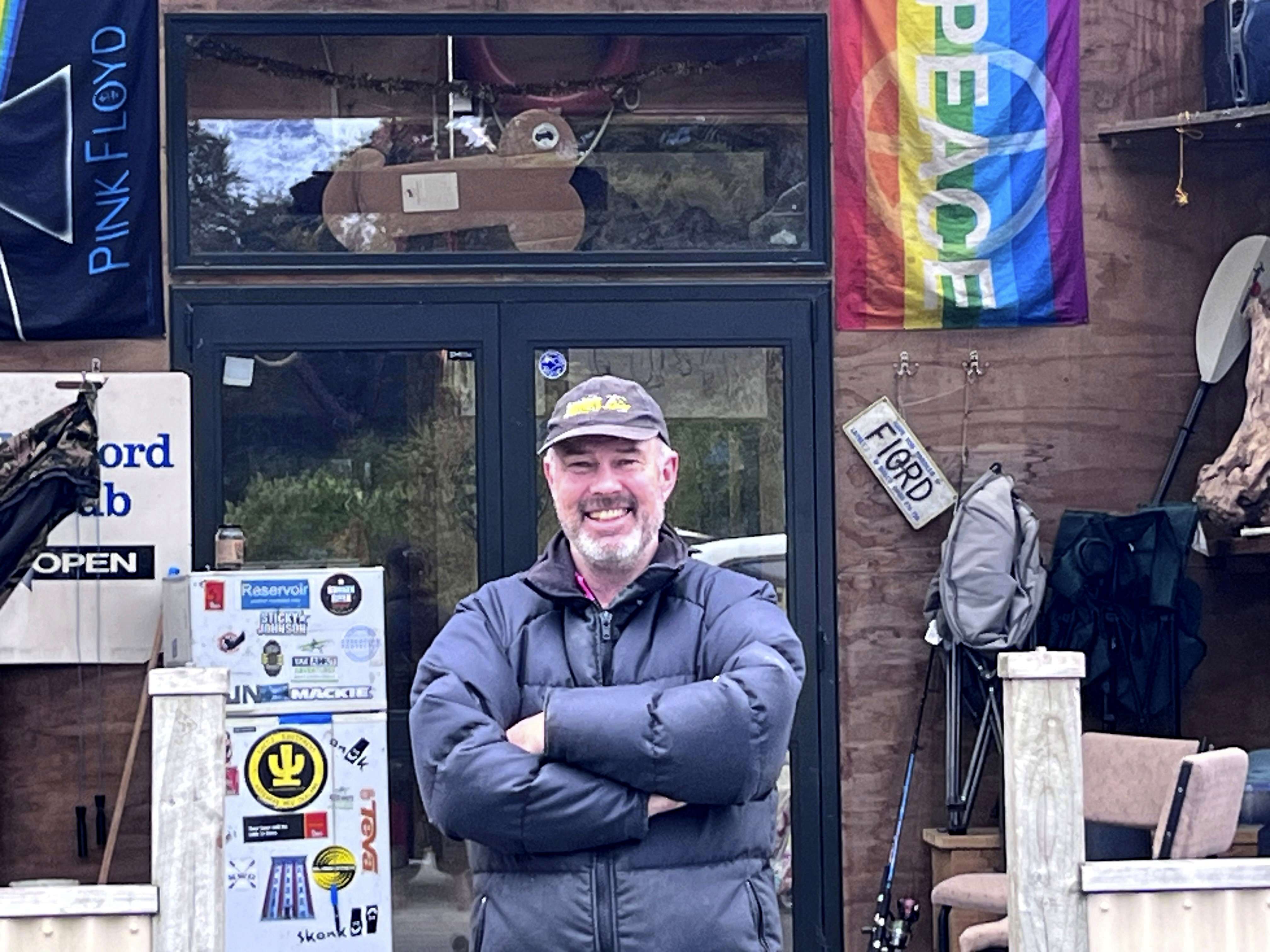 Feeling threatened: Rosco’s Milford Kayaks owner Rosco Gaudin. Photo / Supplied