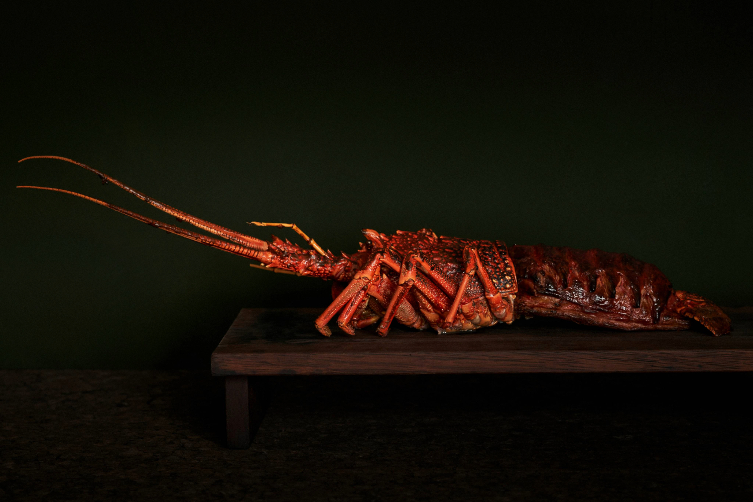 Looks like a crayfish – but this crustacean's crust is partly pastry. A 2024 dish from Queenstown restaurant Amisfield. Photo / Benn Jae