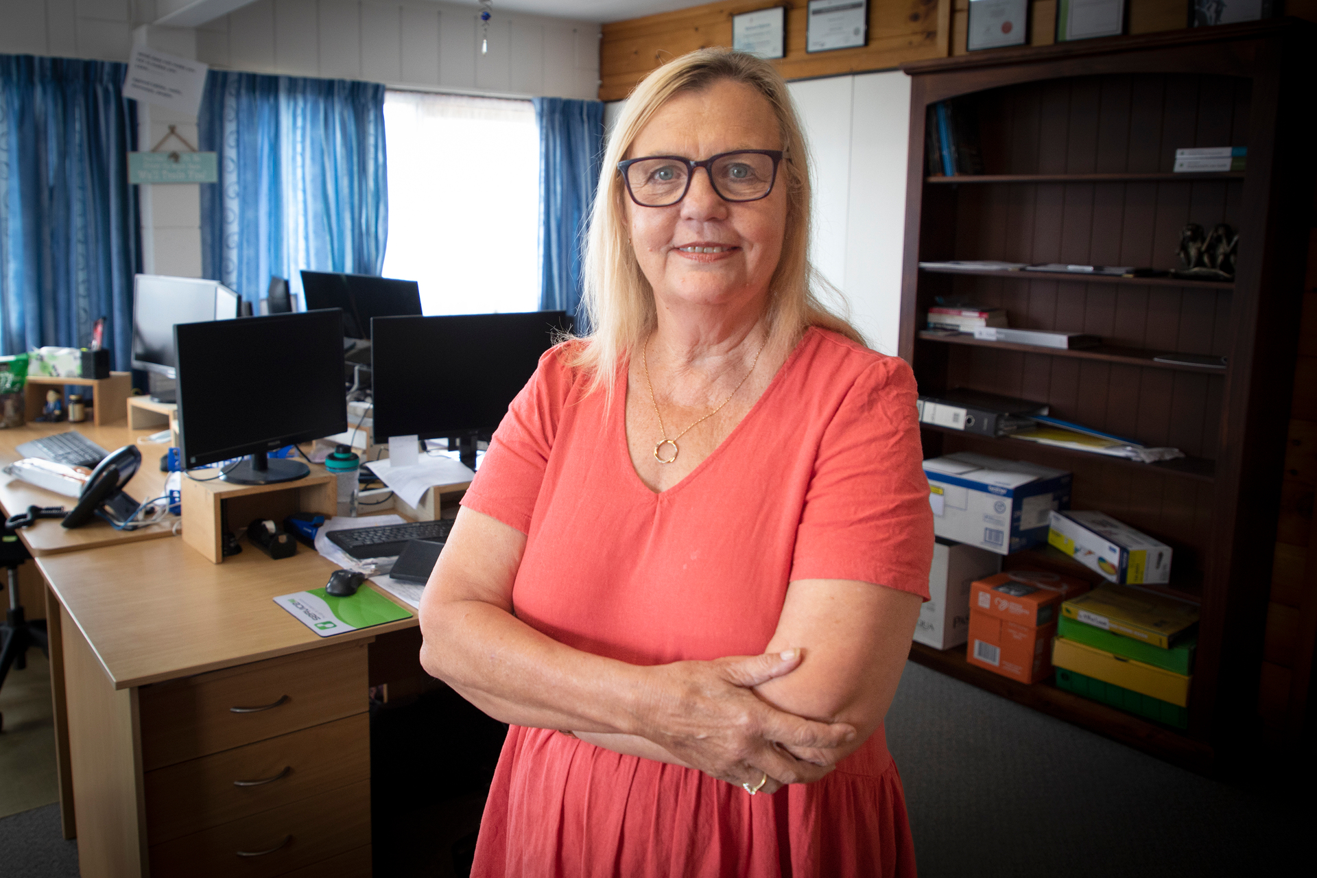 Small business support service Upshot NZ Ltd co-owner Jill Fryer. Photo / Andrew Warner