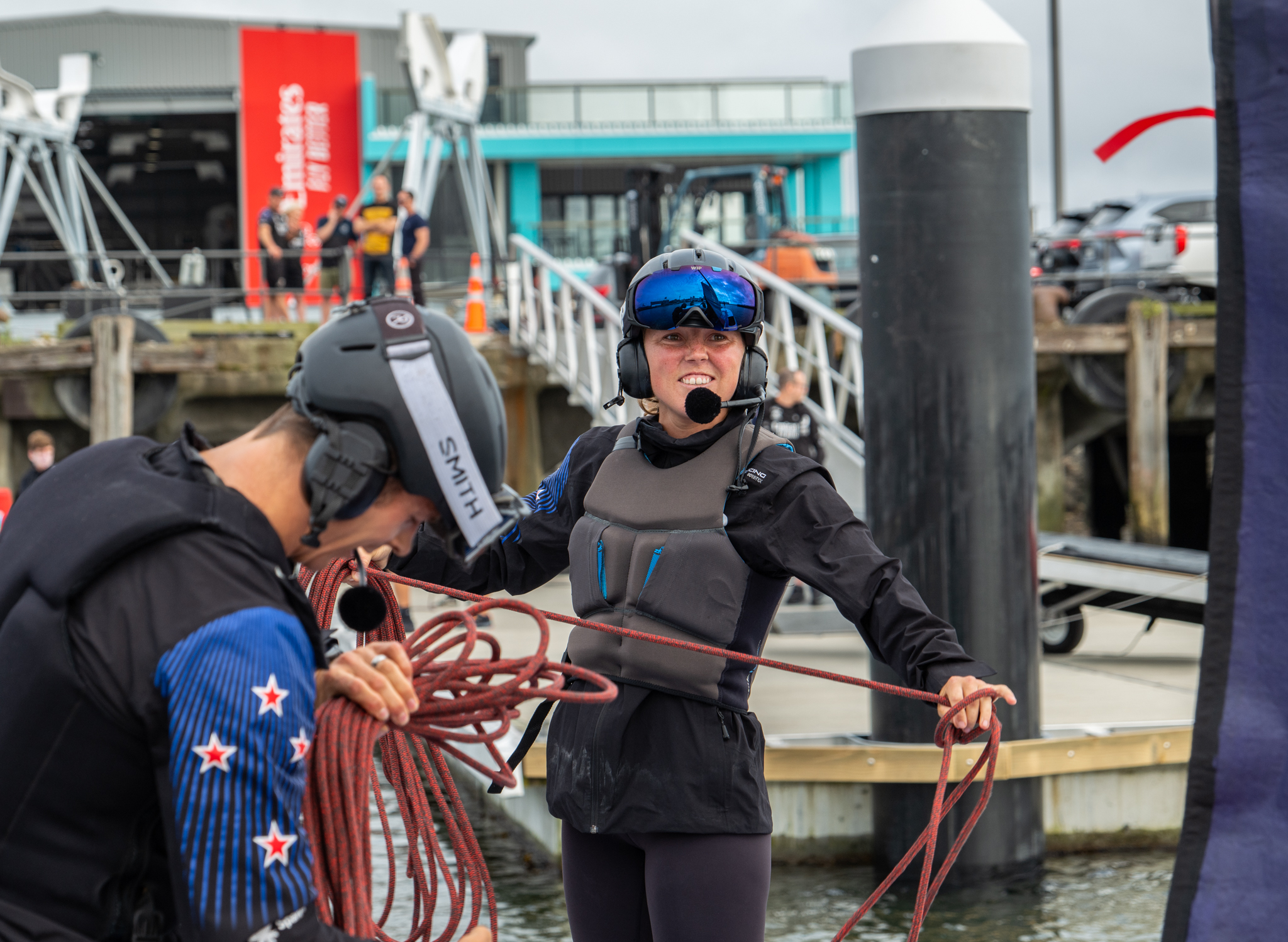 Liv Mackay was one of five athletes selected for the Team New Zealand women's team. Photo / ETNZ