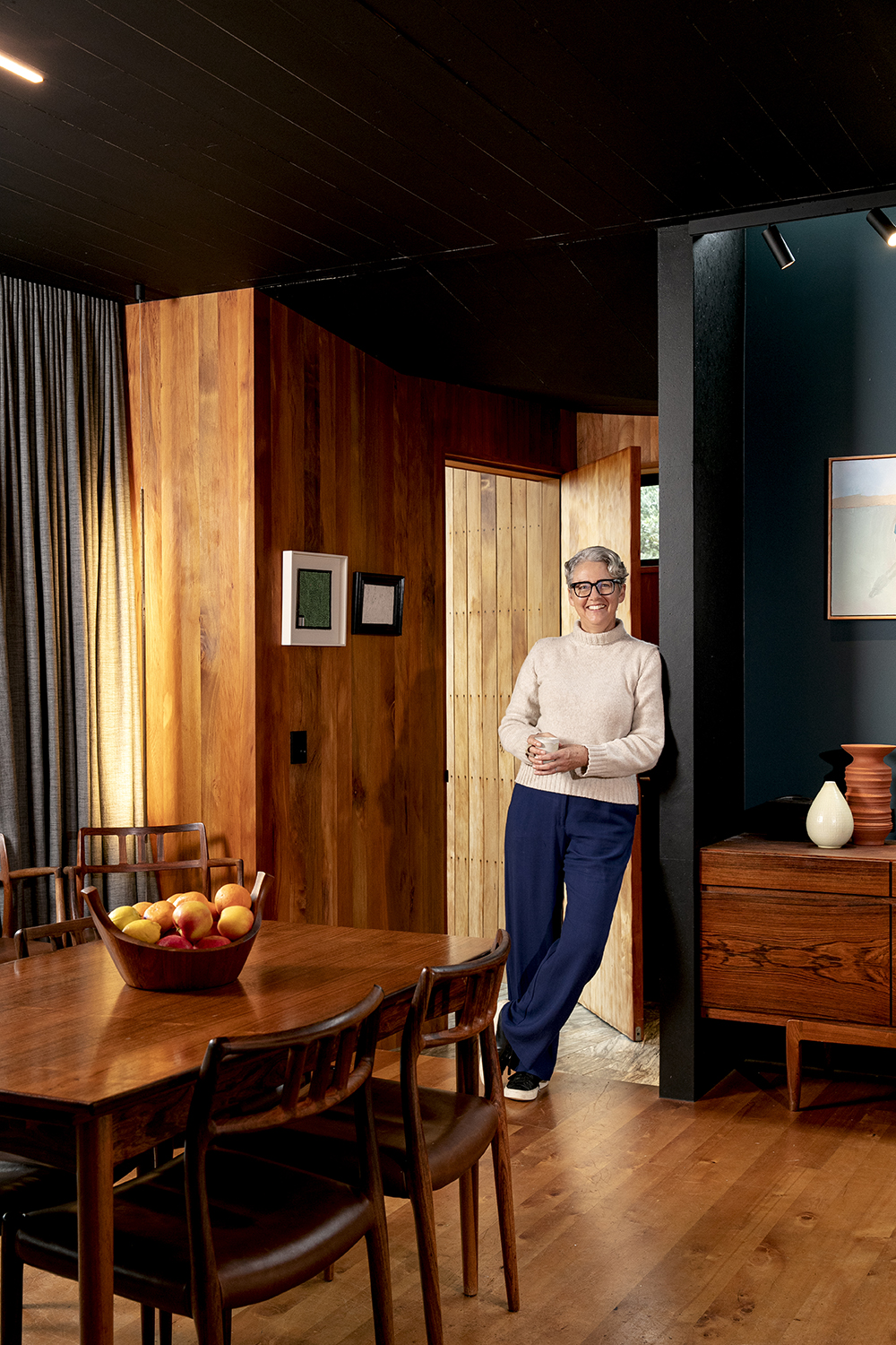Architect Lisa Webb at home. Photo / Babiche Martens
