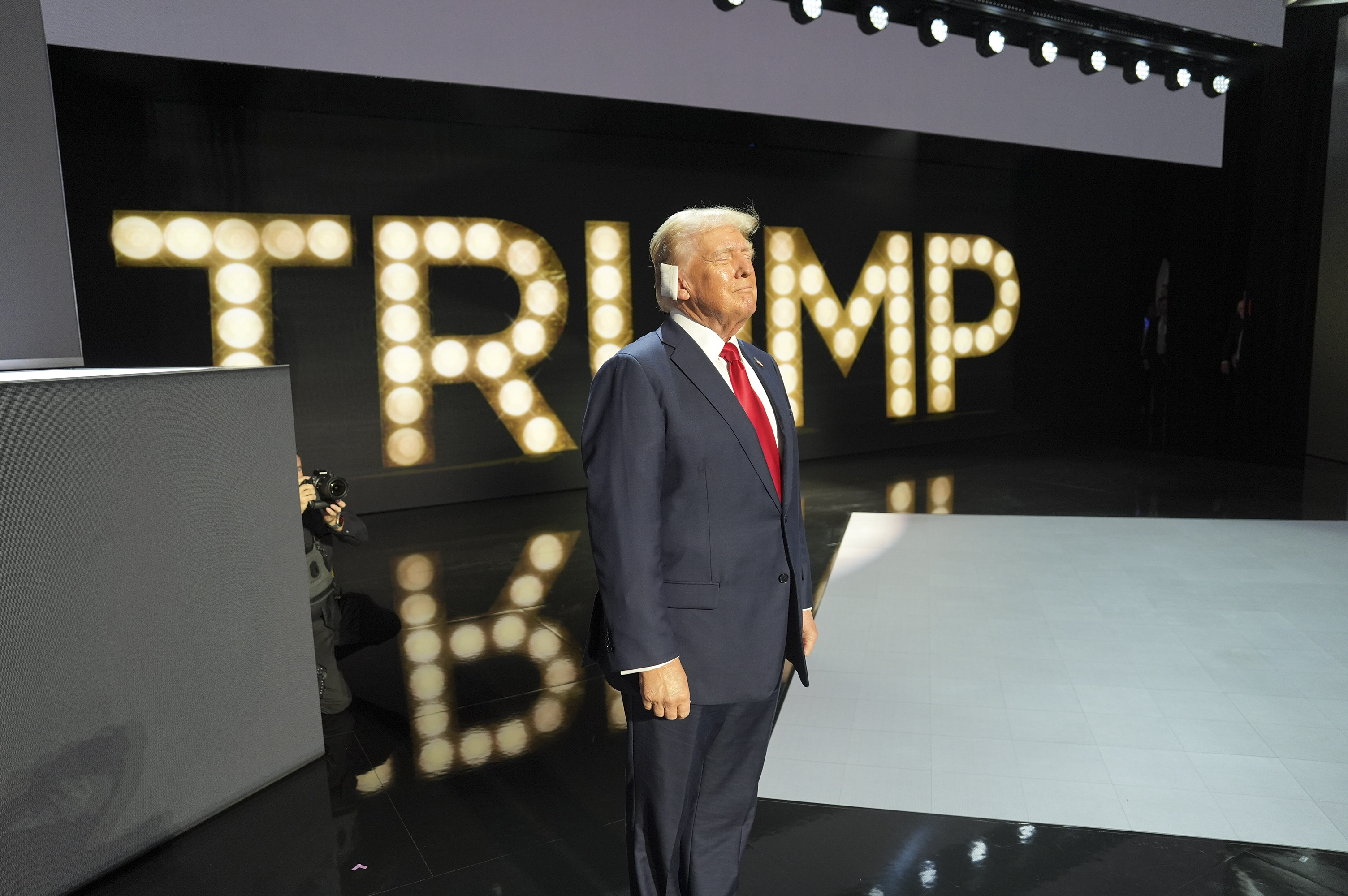 Donald Trump officially accepted the Republican Party’s nomination for president today. Photo / Washington Post