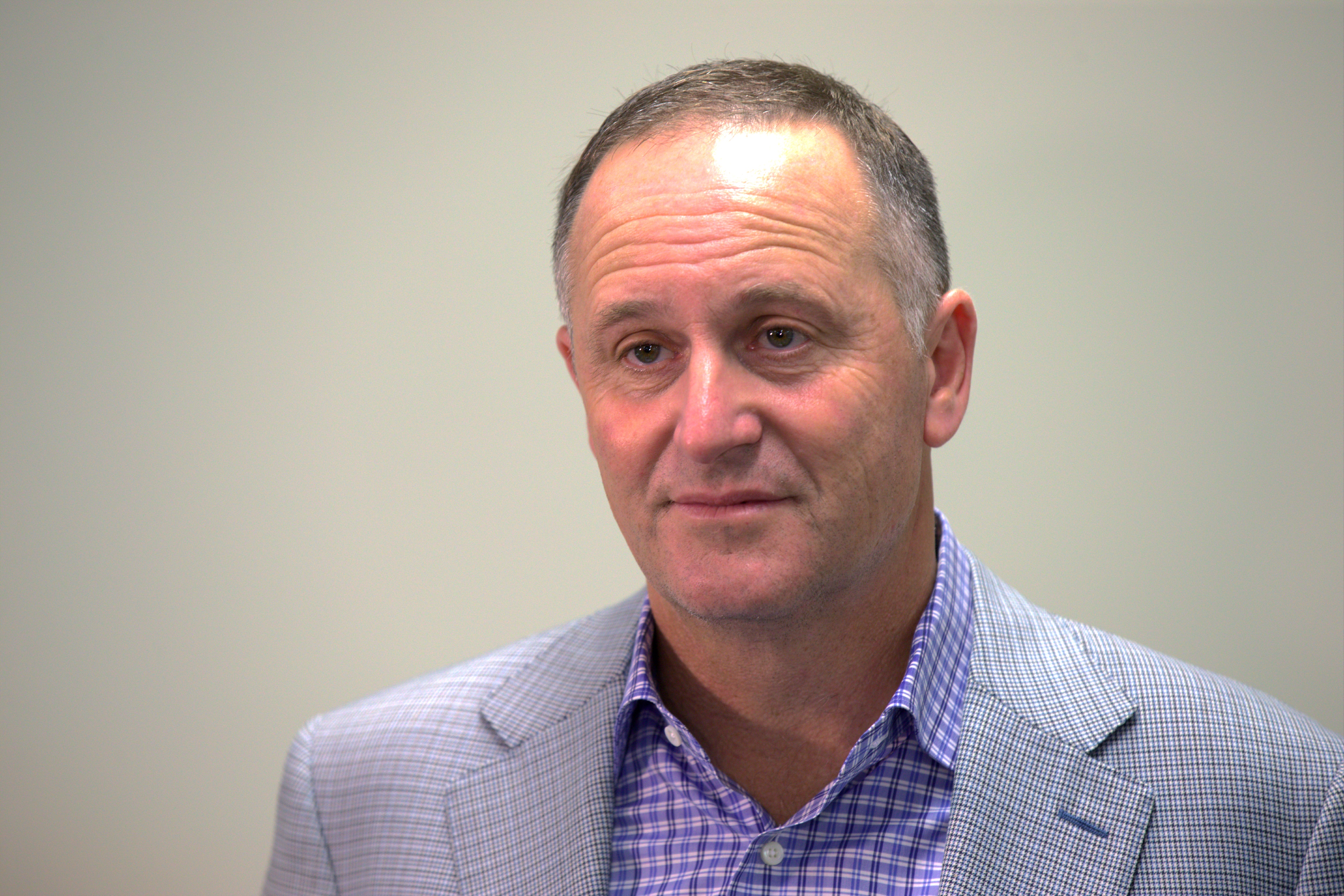 New Zealand Prime Minister John Key fronts media after the provisional results of the new flag referendum. Photo / Nick Reed