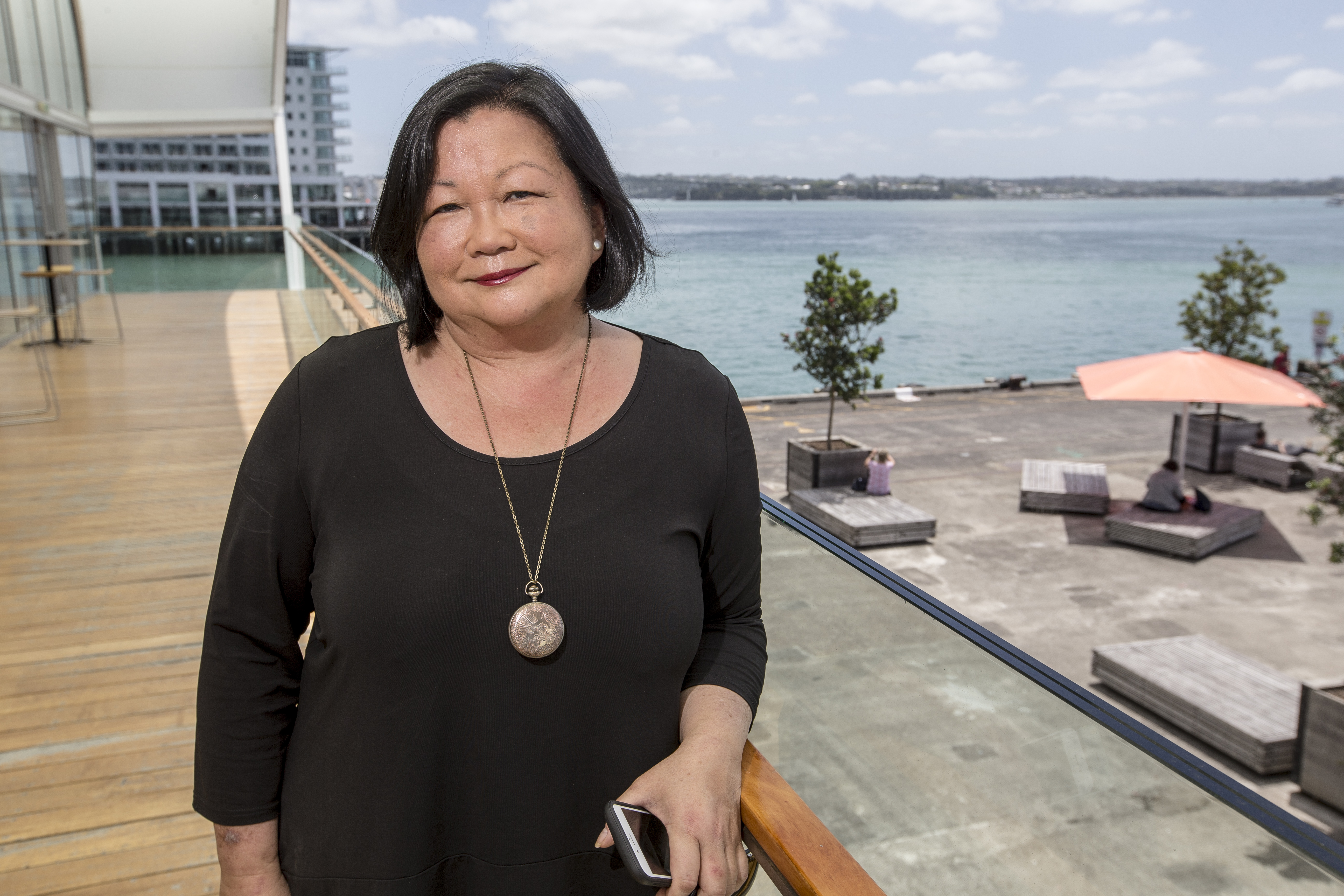 Connie Clarkson, manager of Queens Wharf. Photo / Michael Craig.