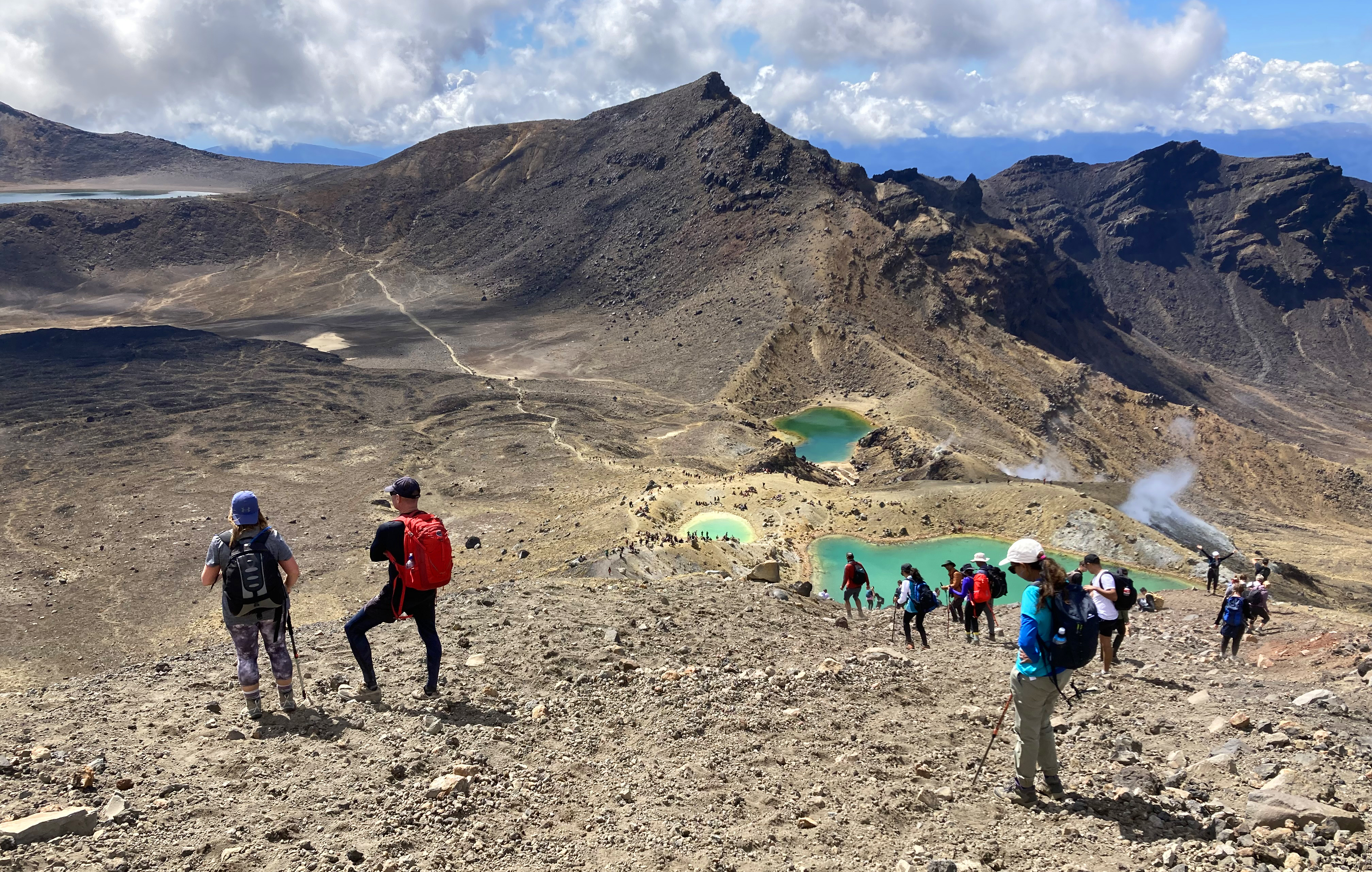 The Tongariro Alpine Crossing in the Tongariro National Park. Photo / Bevan Conley