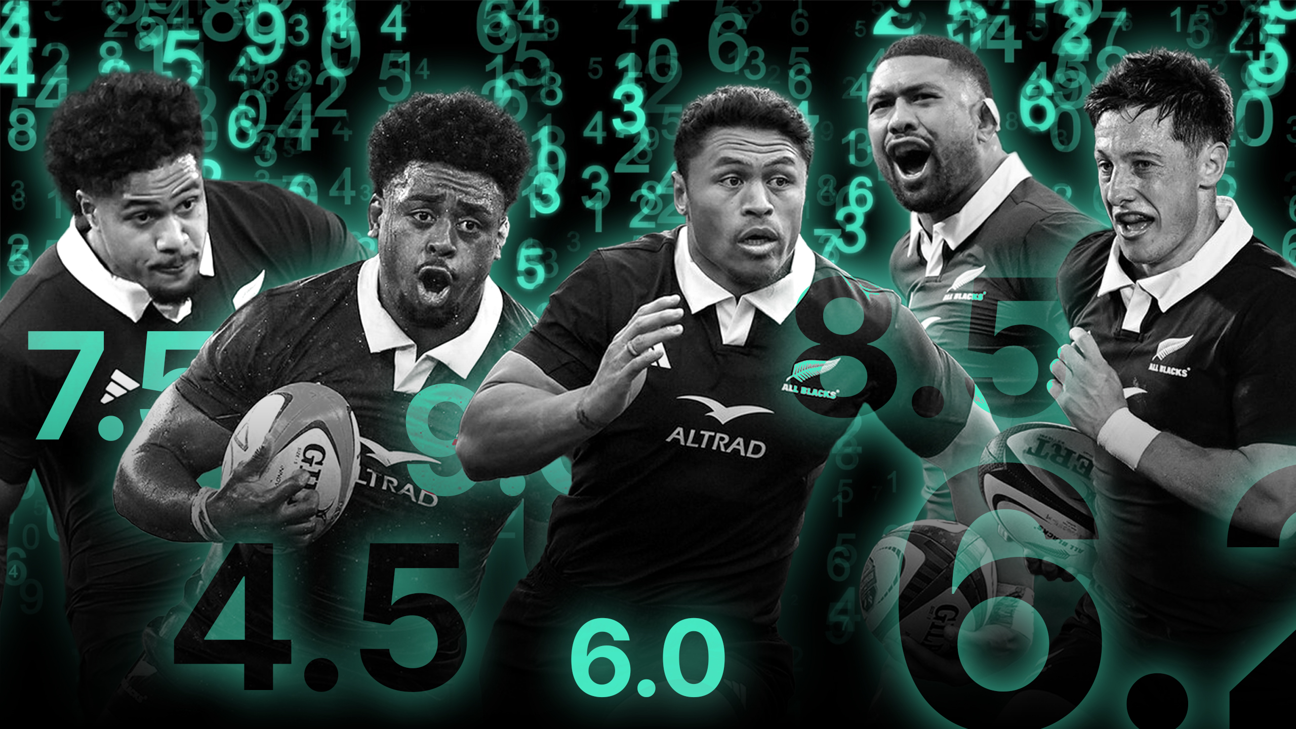The All Blacks 2025 season produced some highs and lows in terms of player ratings.