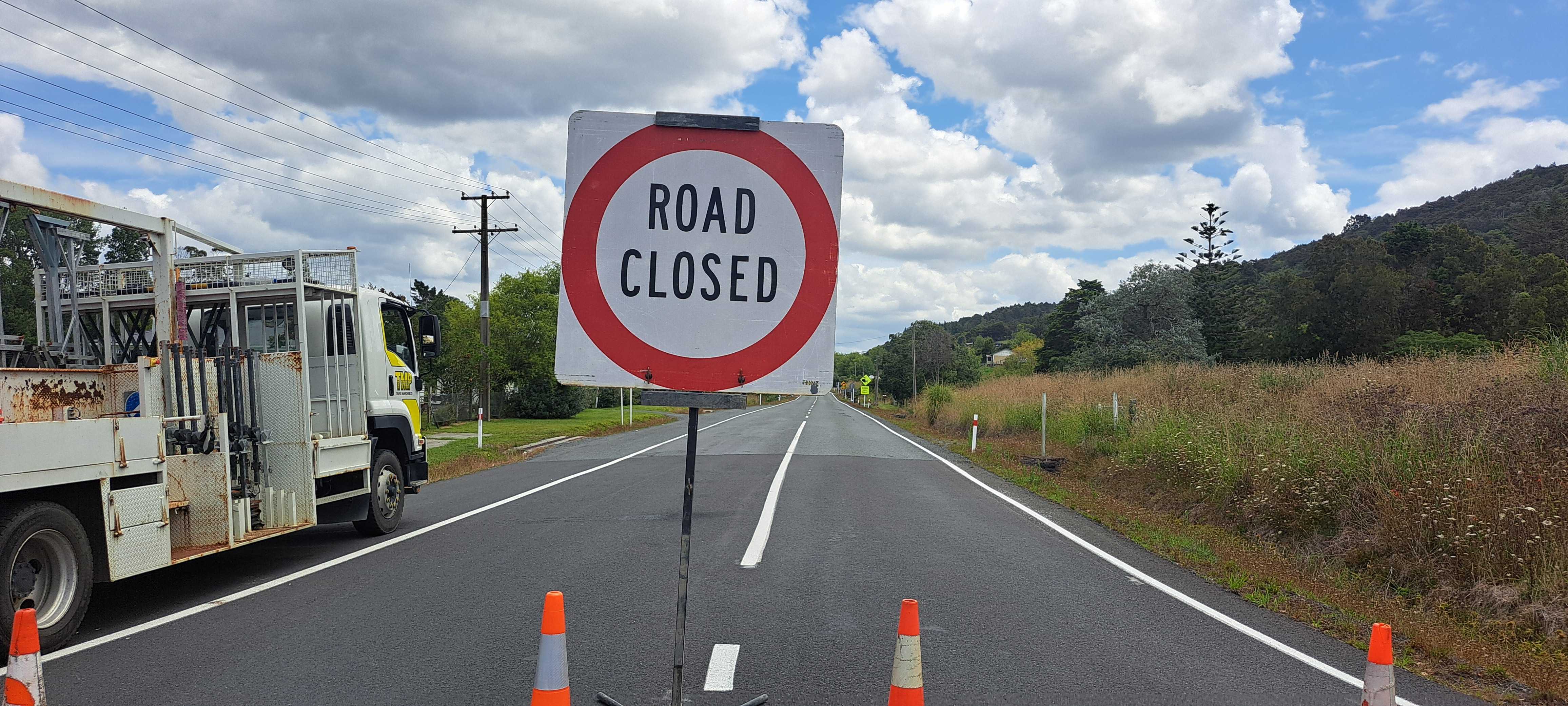 Ōtaika Valley Rd has been closed while officers investigate what police say is a homicide. Photo / Brodie Stone