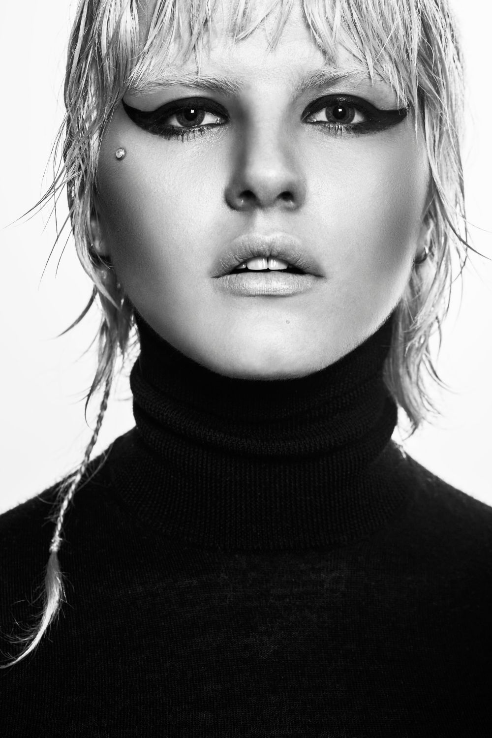 Olive wears model's own turtleneck. Photo / Carolyn Haslett