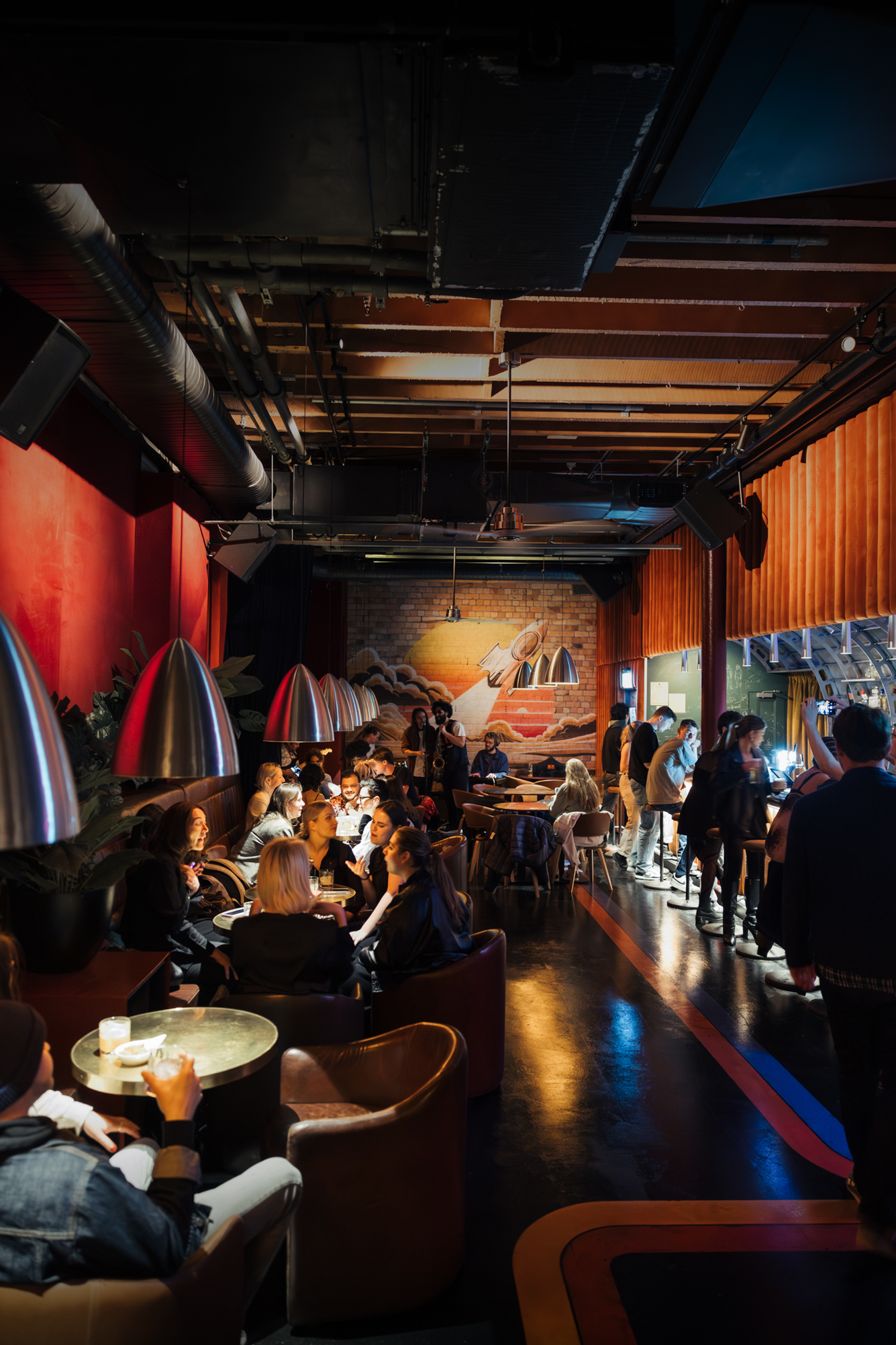 Rocketman bar, located on Roukai Lane.