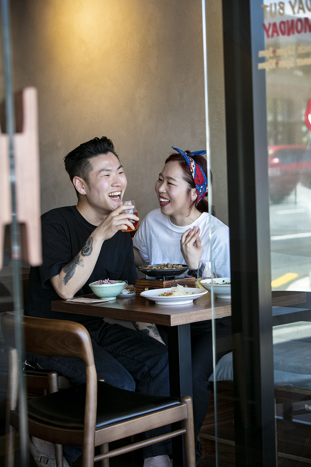 Paul and Lisa Lee of Korean restaurant Ockhee. Photo / Babiche Martens