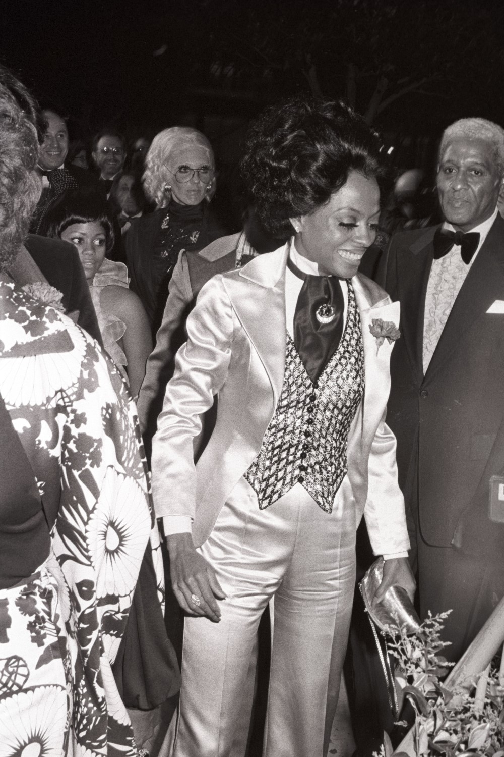 Diana Ross attending the 45th Academy Awards in Los Angeles, 1973. Photo / Getty Images