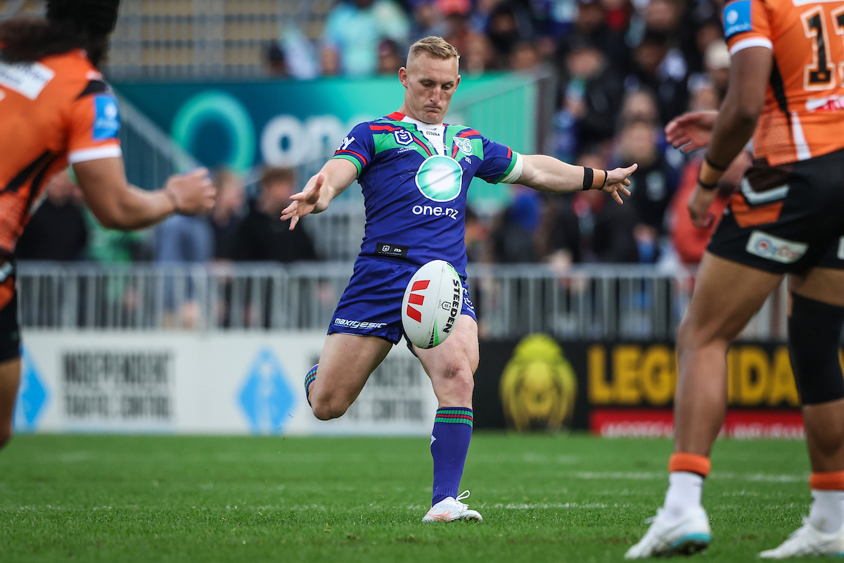Tanah Boyd has taken over at halfback for the Warriors. Photo / Photosport