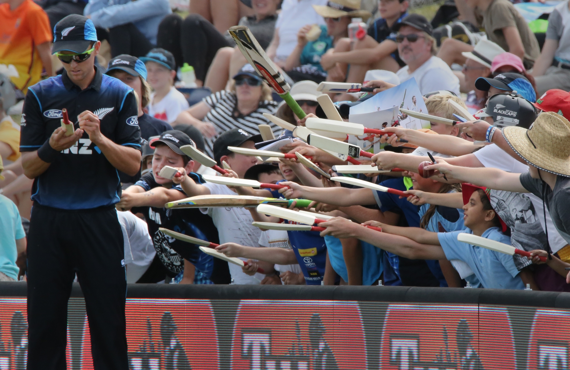 Will cricket fans get to see the Black Caps in T20 and one-day action against Sri Lanka next January? Photo / Richard Moore