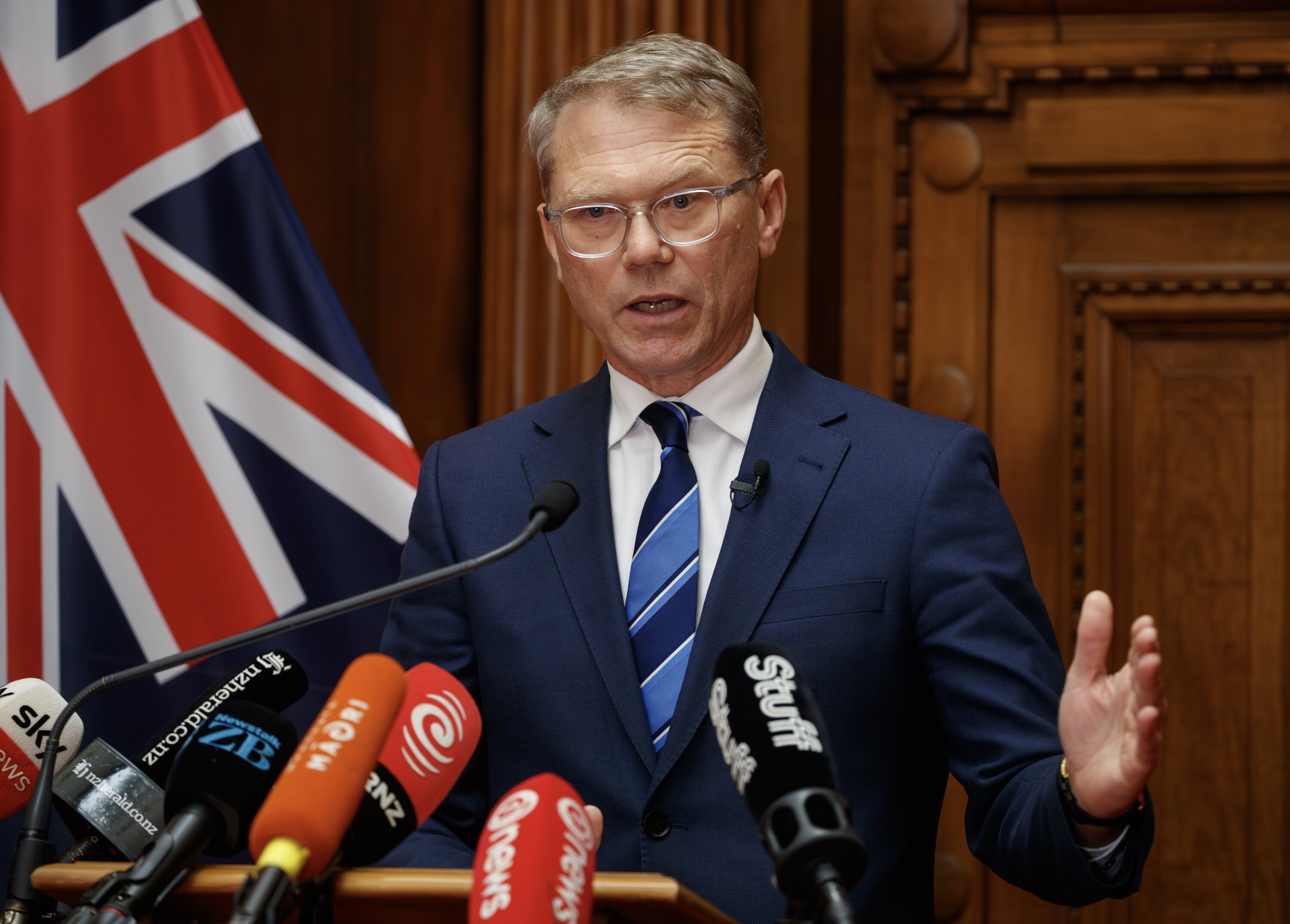Justice Minister Paul Goldsmith said he believes the change is justified, Wellington. Photo / Mark Mitchell 