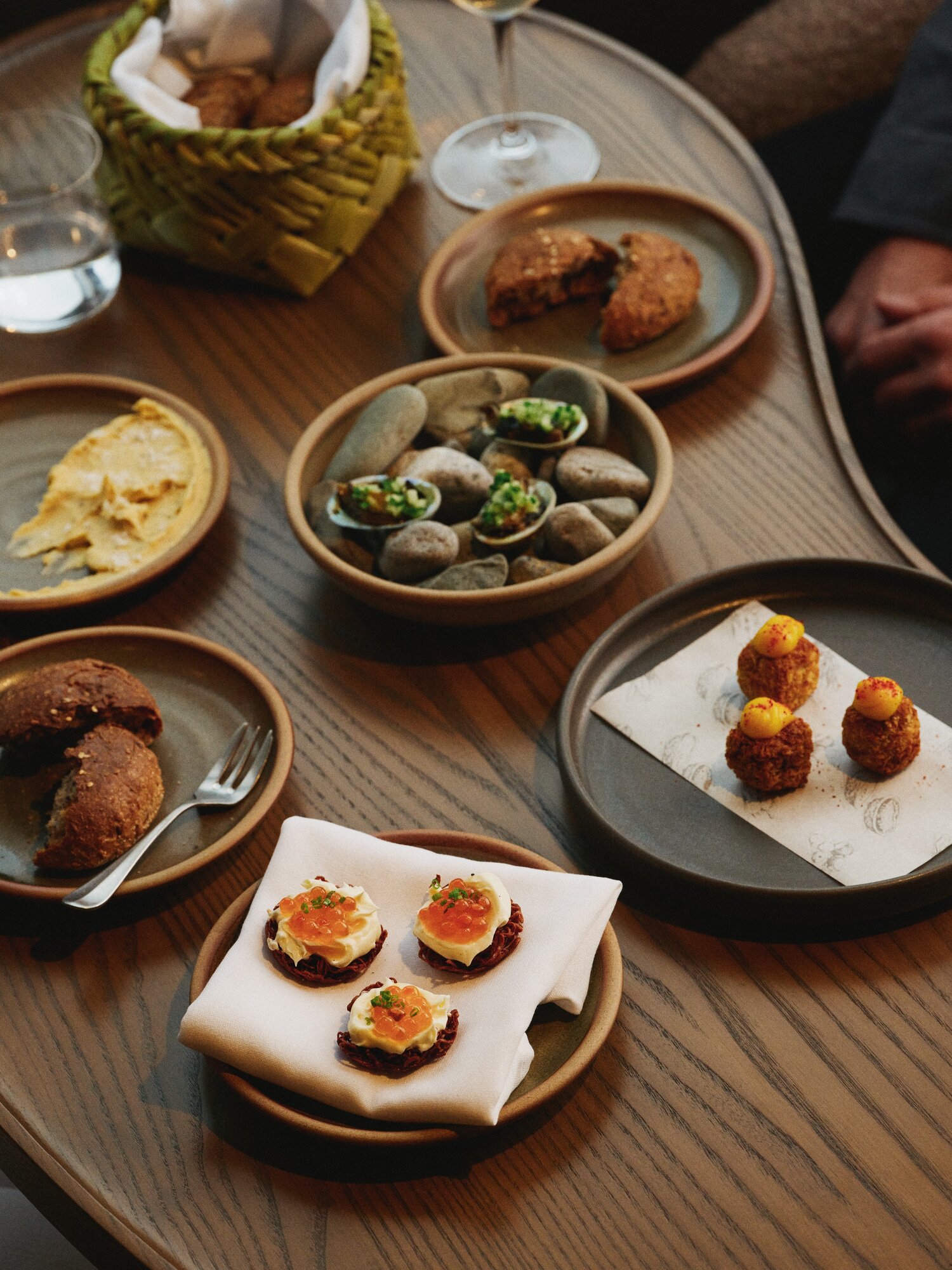 Dishes from Tom Hishon's menu for Real NZ's new Milford Sound Business Class experience.